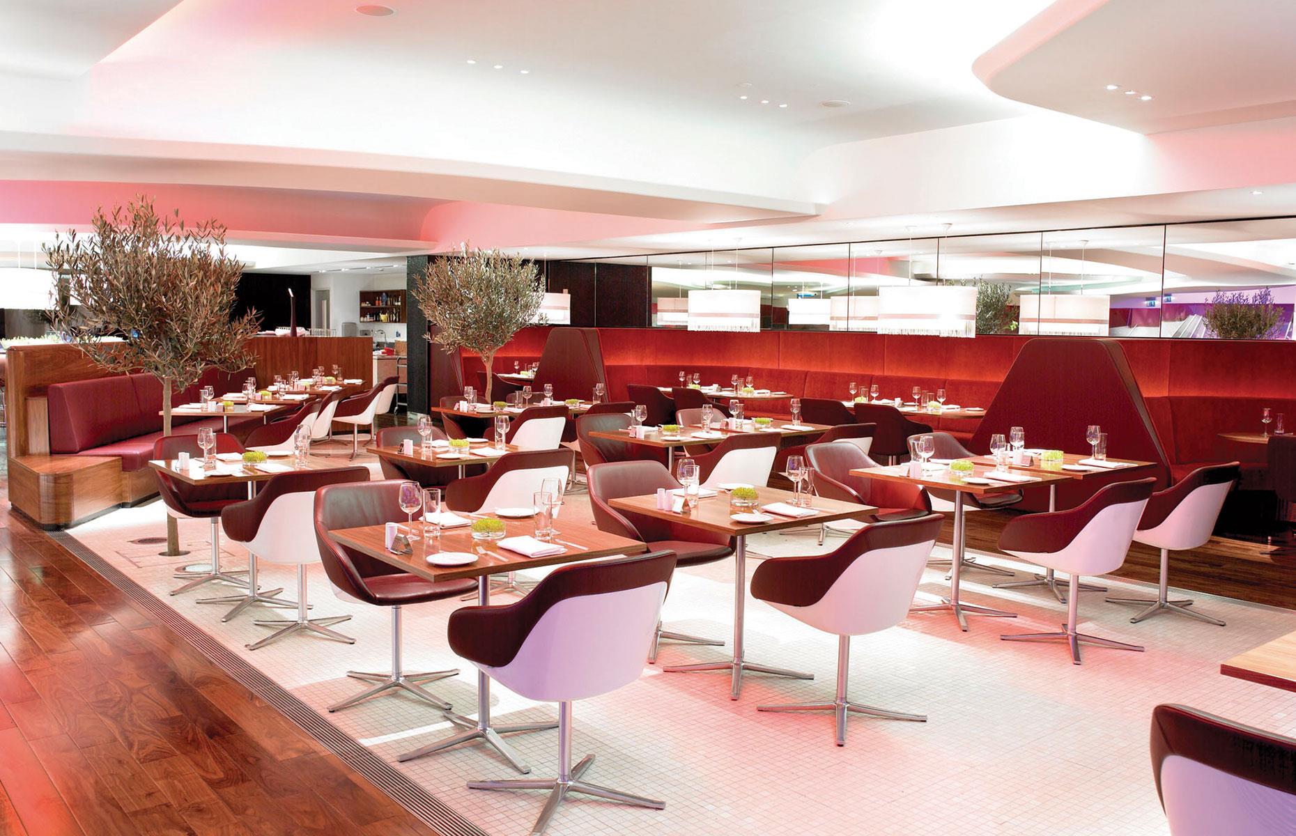 Virgin Atlantic Clubhouse, Heathrow Airport, England, UK