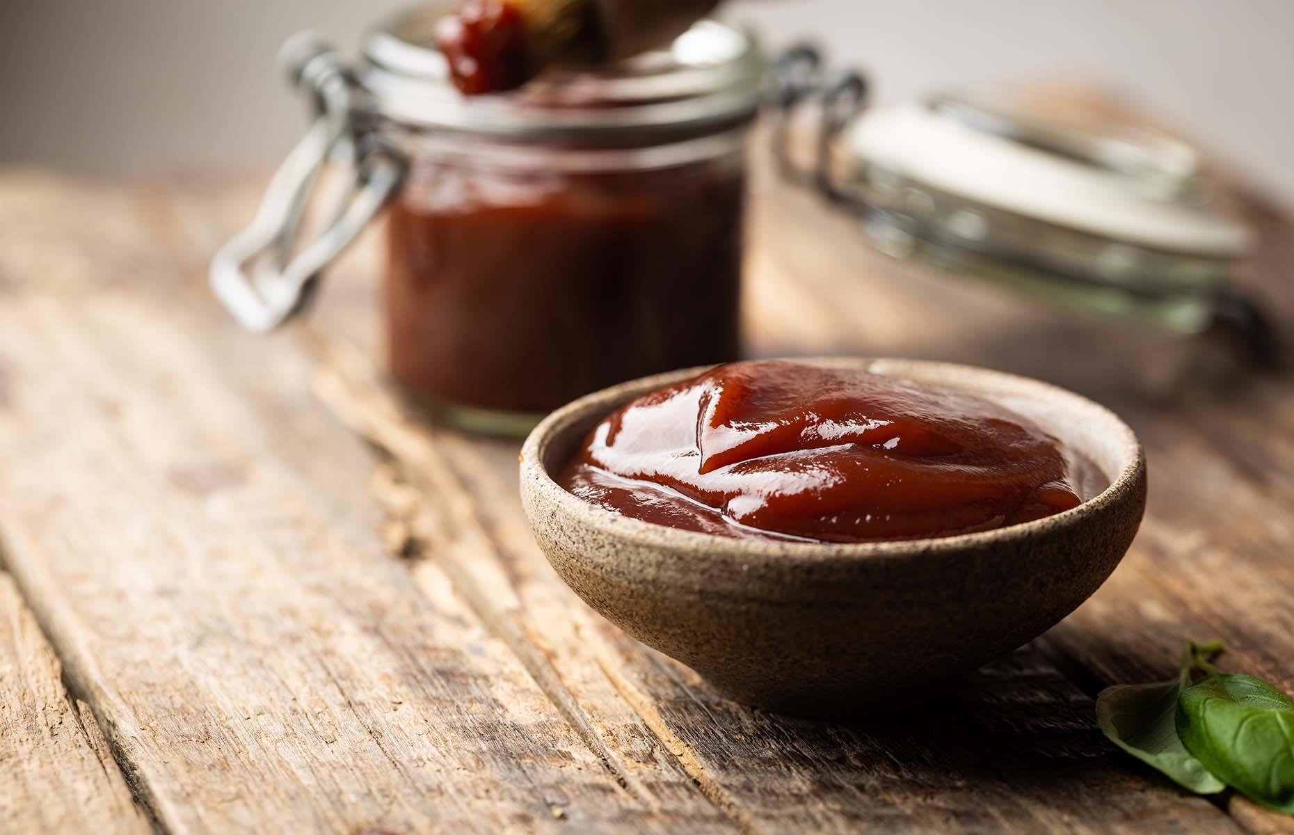 24. Liquid smoke in barbecue sauce