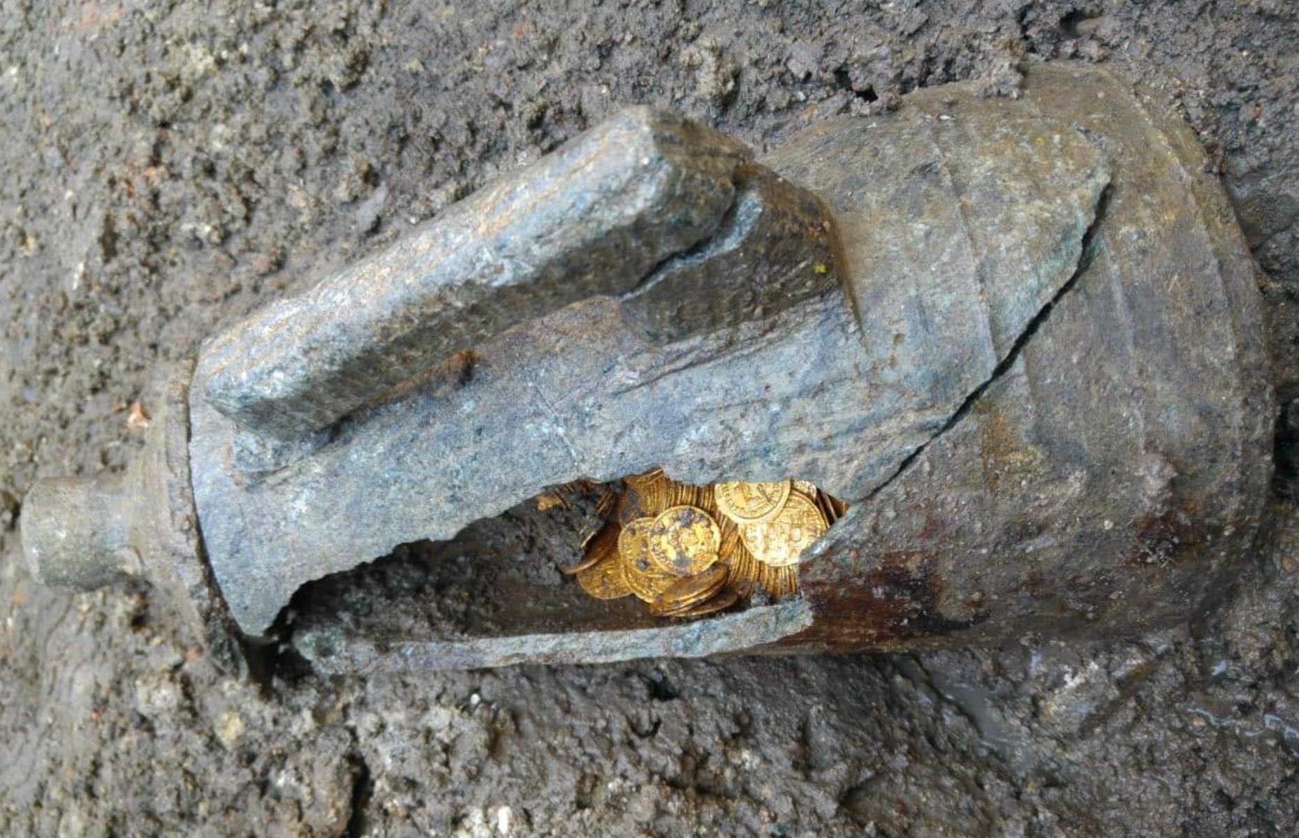 Des trésors enfouis révélés par des travaux