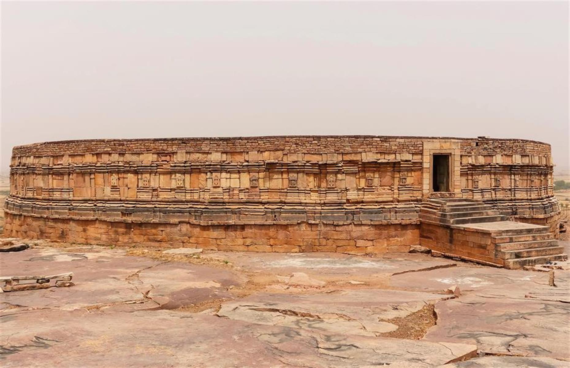Die Vorlage: Chausath-Yogini-Tempel, Morena, Indien