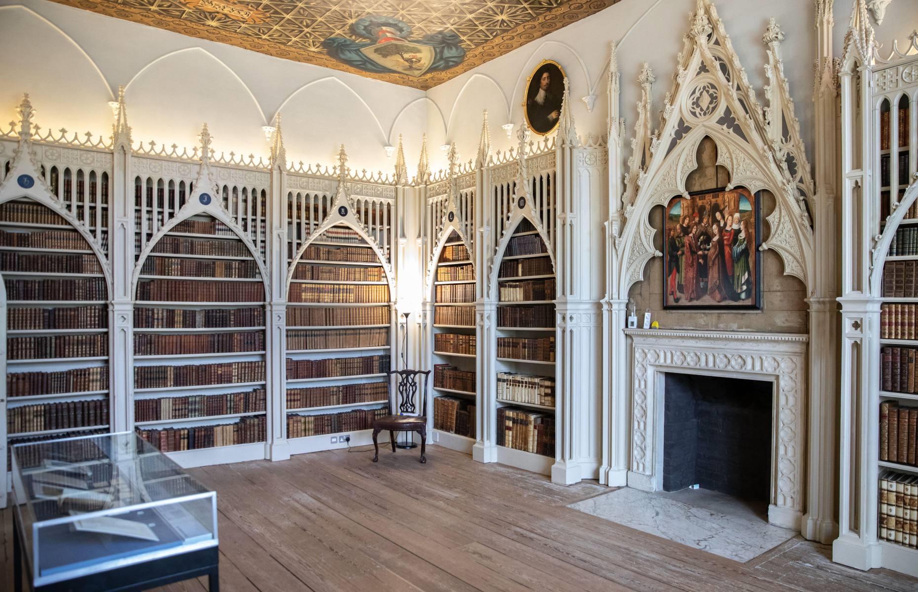 The first Gothic Revival library 