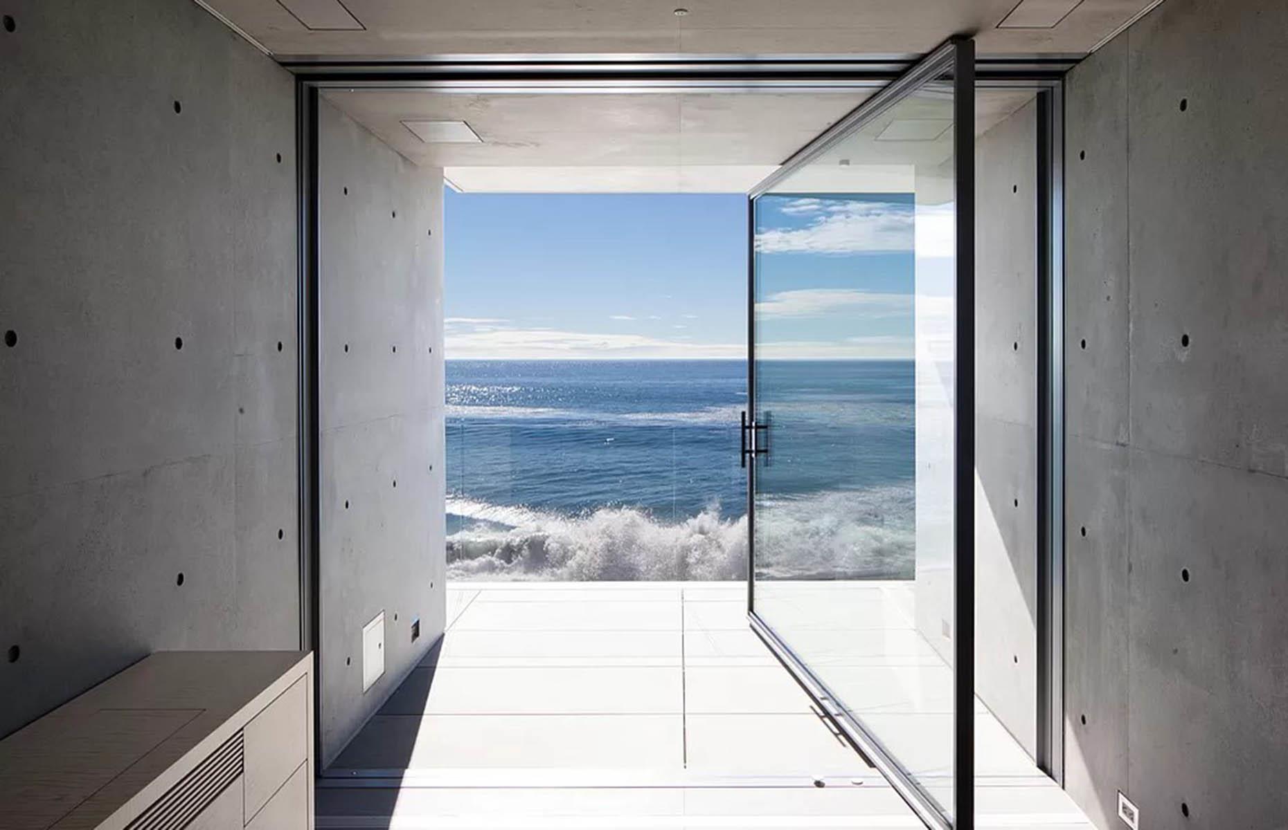 Kanye's concrete bunker in Malibu