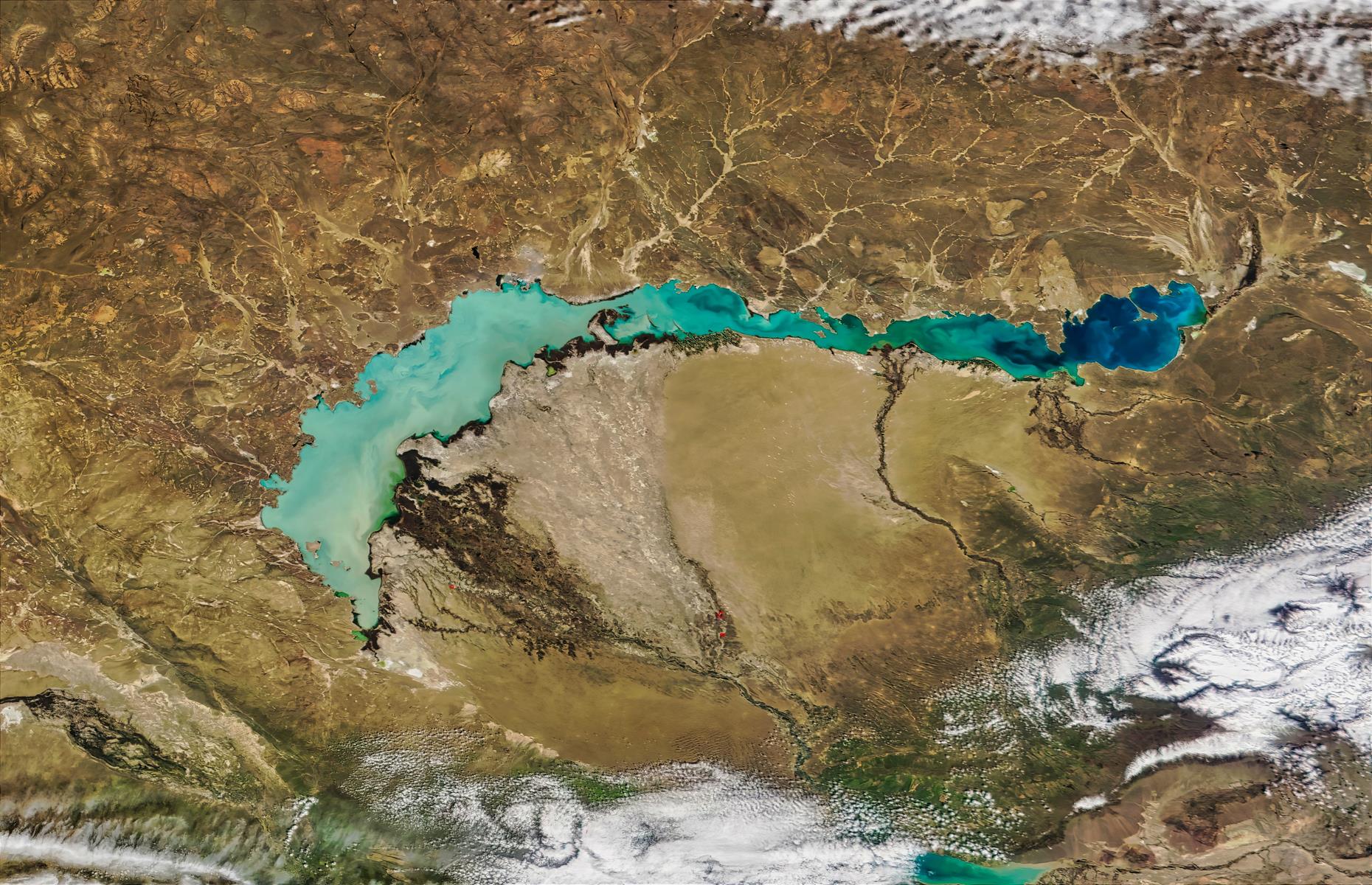 Lake Balkhash, Balkhash-Alakol Basin, Kazakhstan