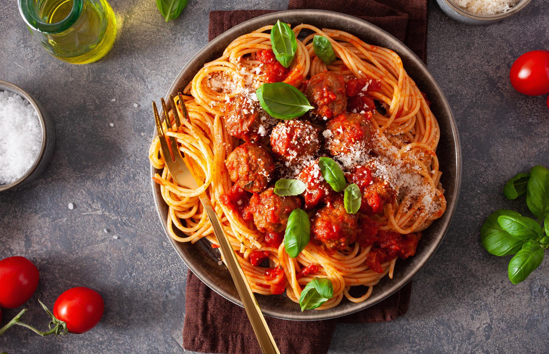 Pork and chorizo meatballs