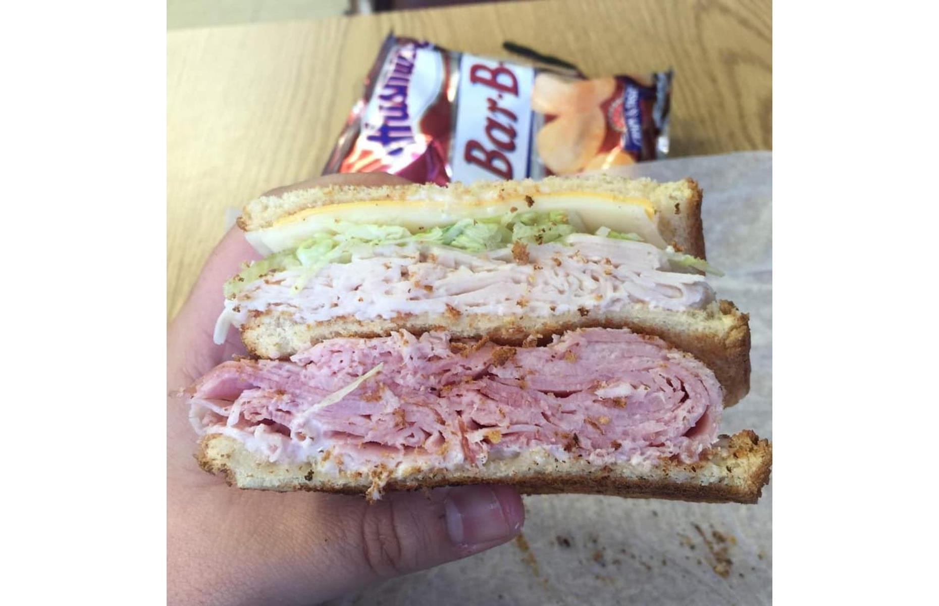Ohio: club sandwich, J & W Sandwich Shoppe, Cincinnati