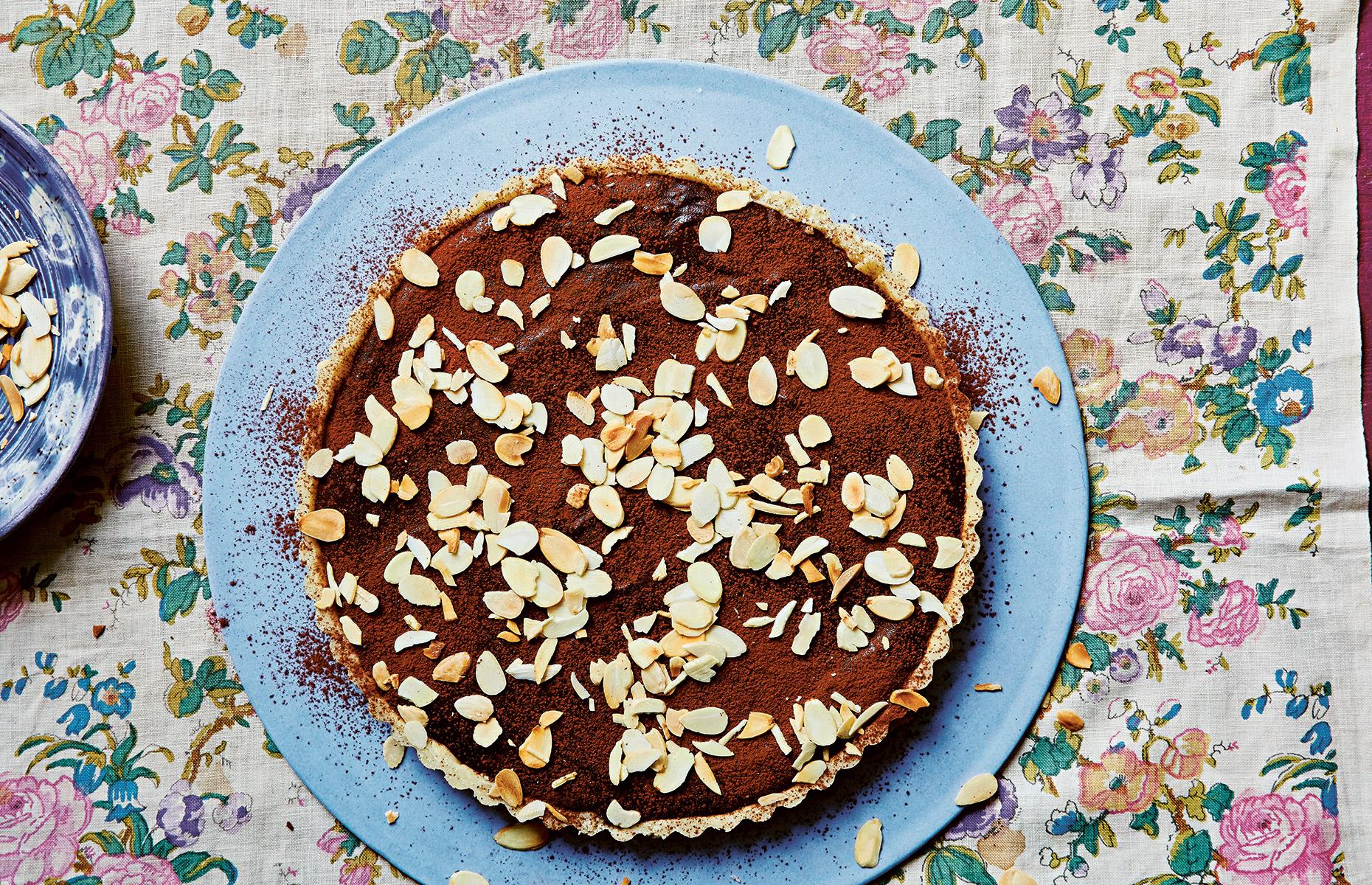 8. Chocolate caramel tart