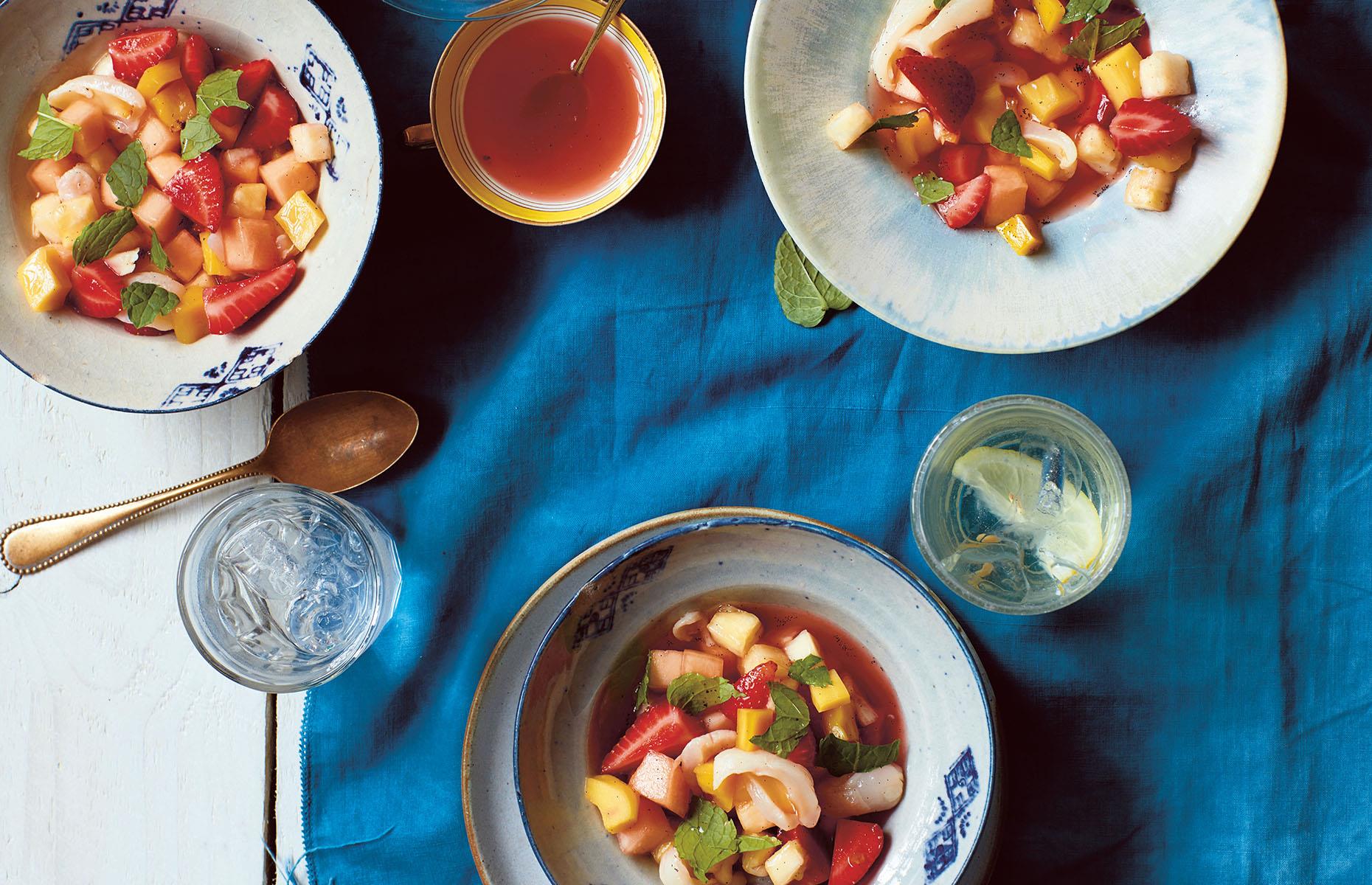 Tropical fruit salad