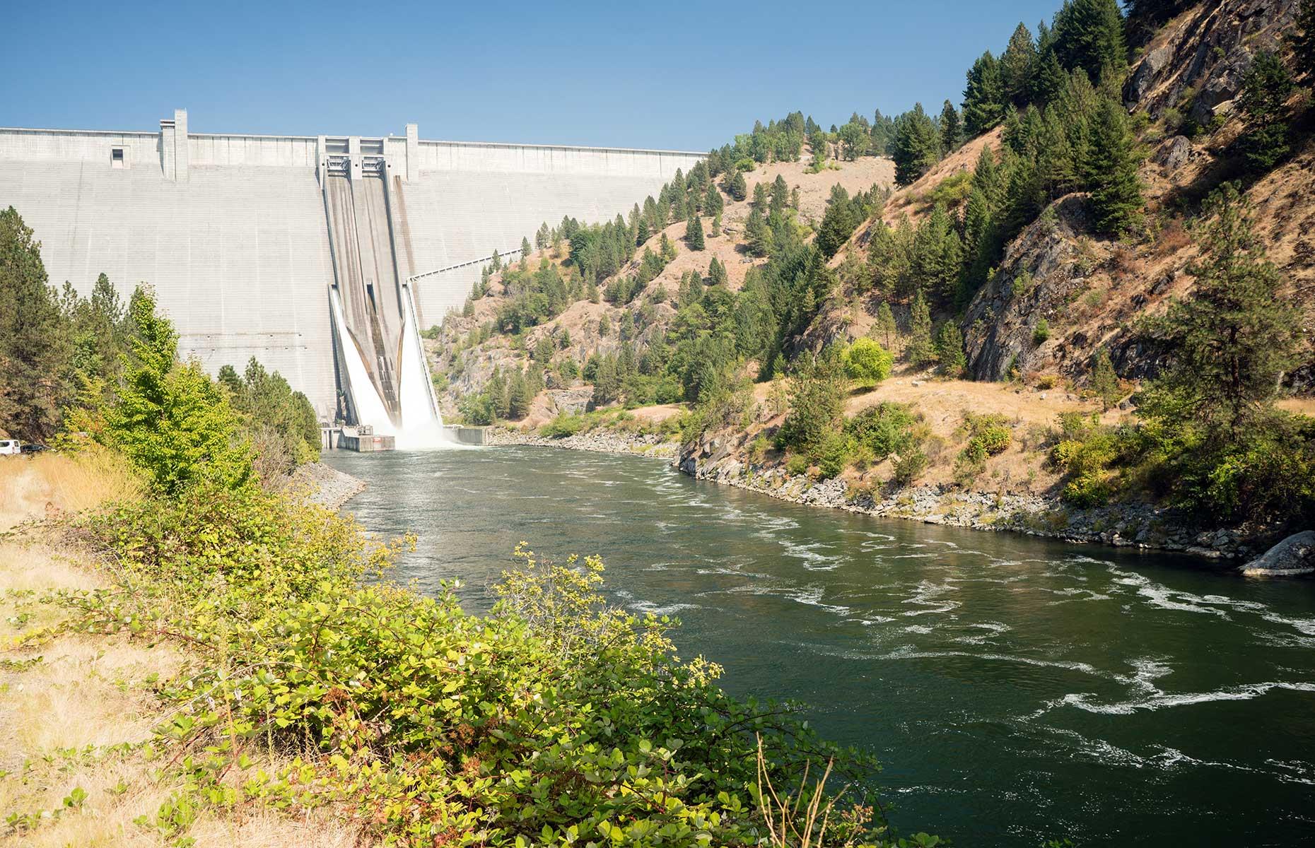 Idaho: Dworshak Dam, Ahsahka