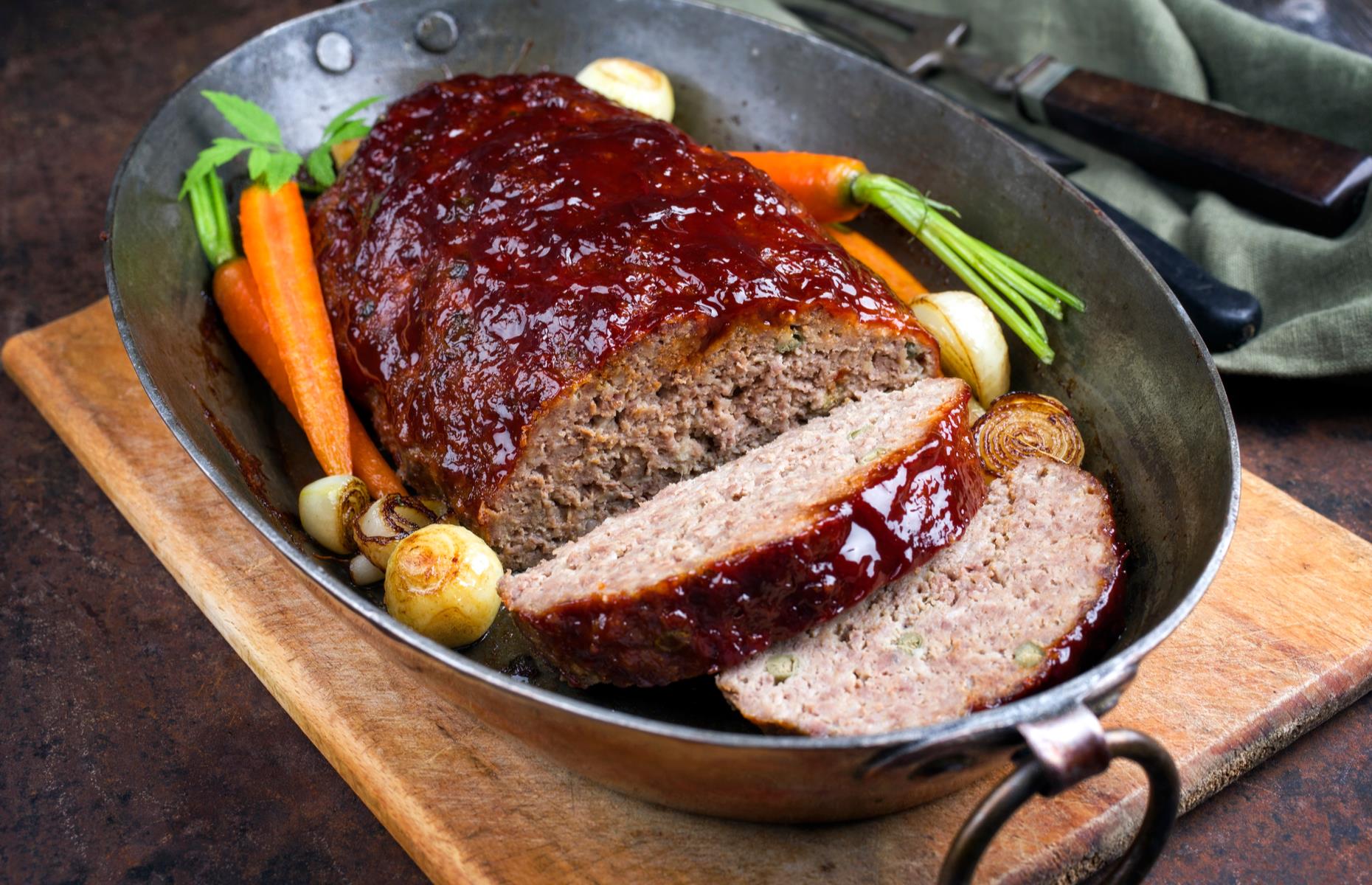 Meatloaf with gravy