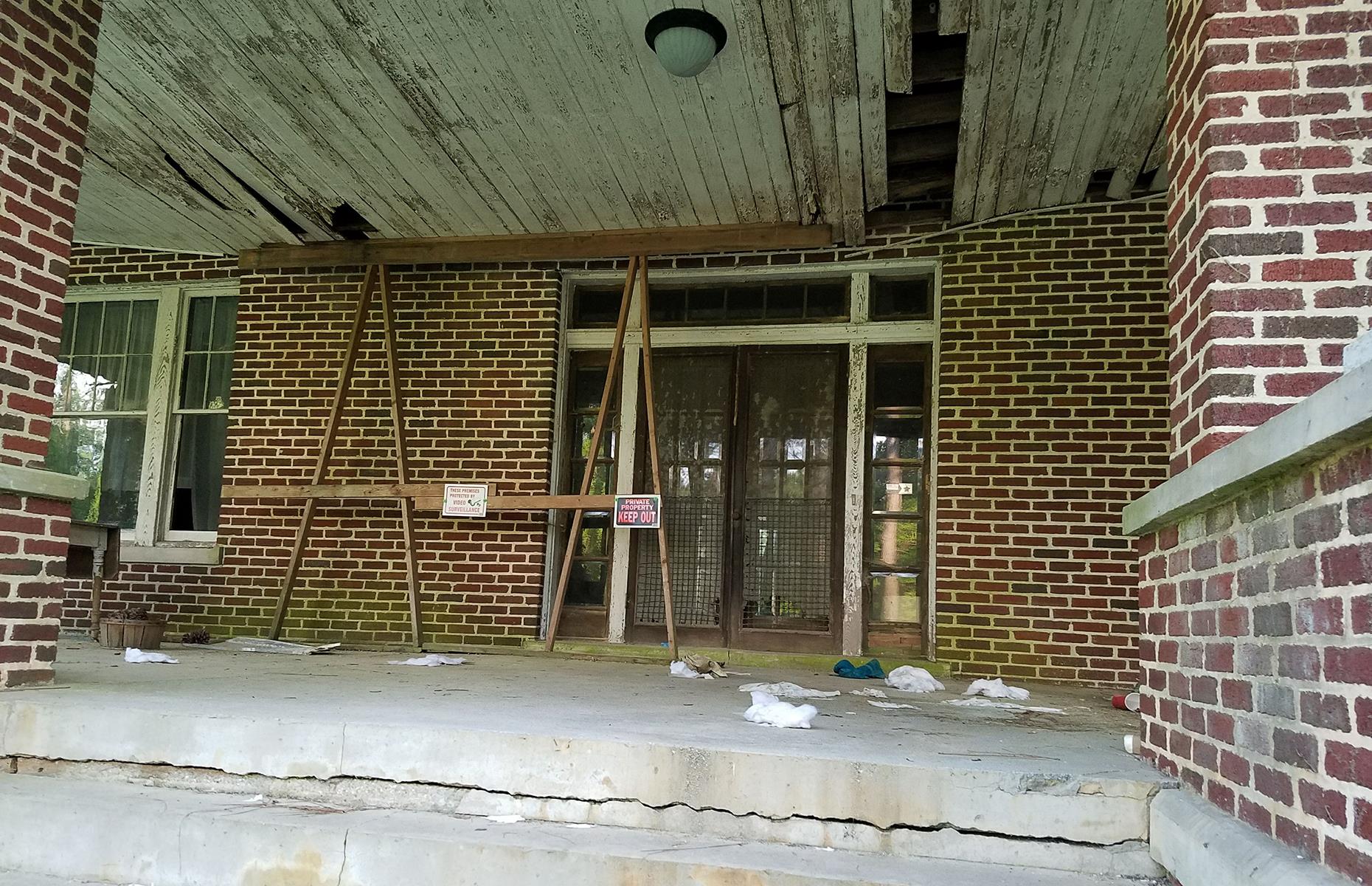 Before: the porch 