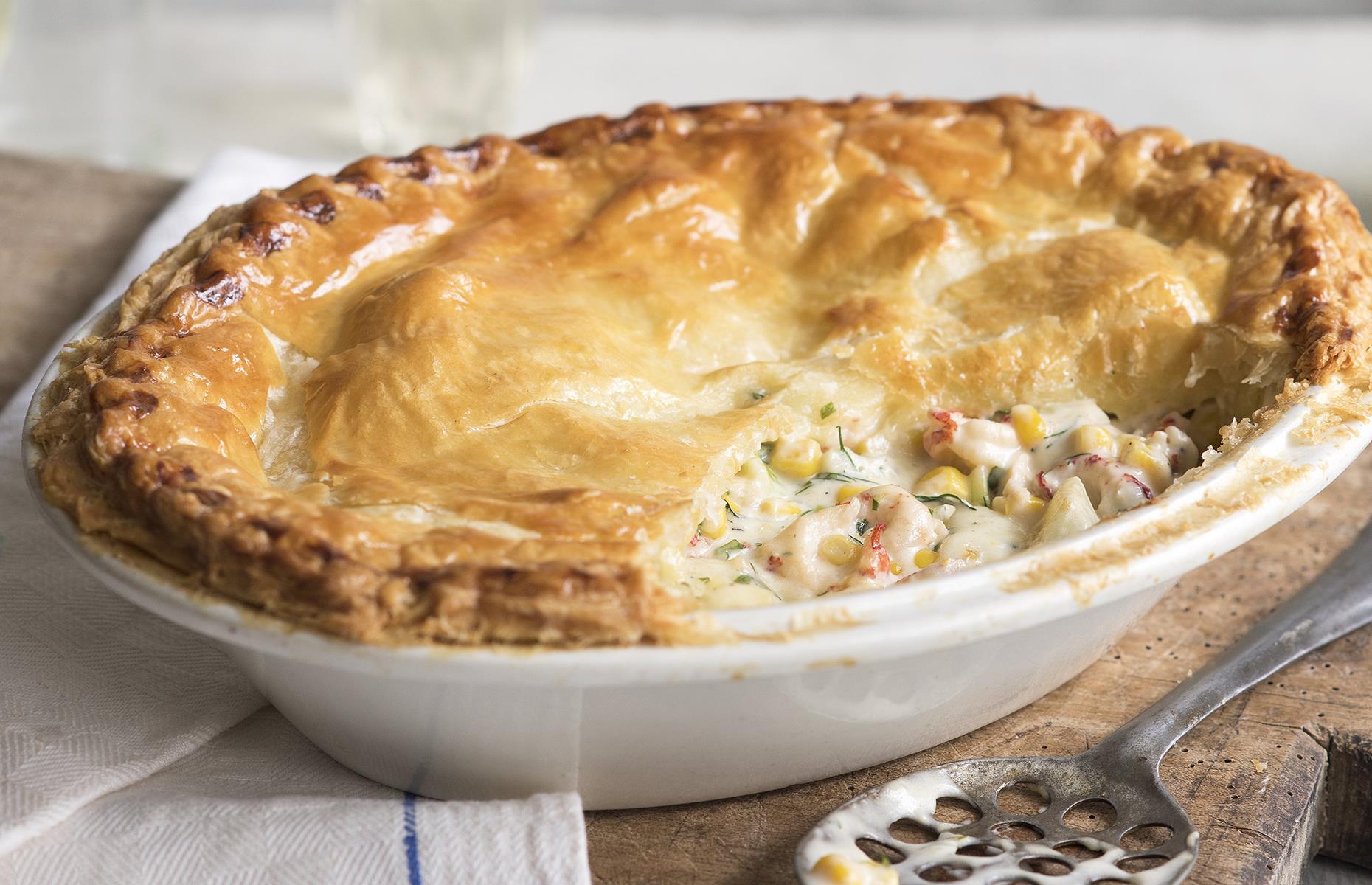 Main: crayfish pie