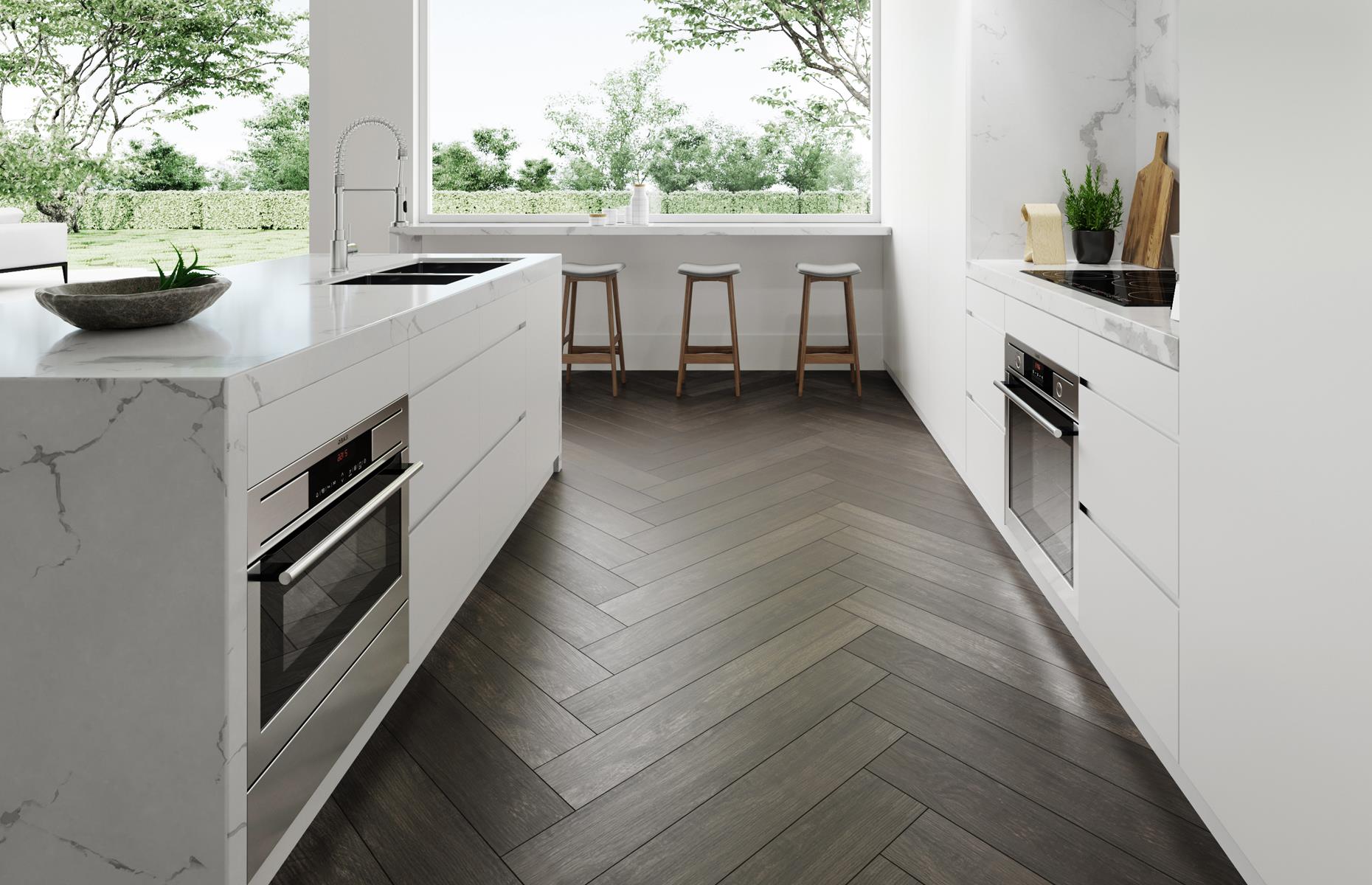 Lay fresh flooring