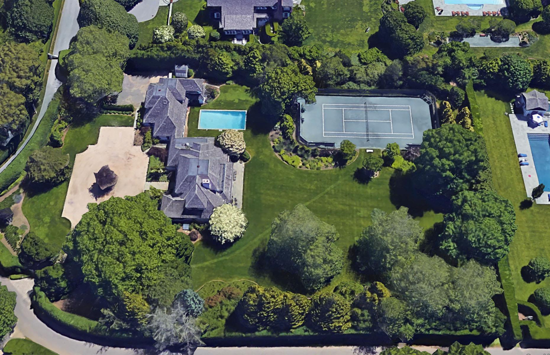 Casa de John McEnroe en la playa de Hamptons, Nueva York, EE.UU.