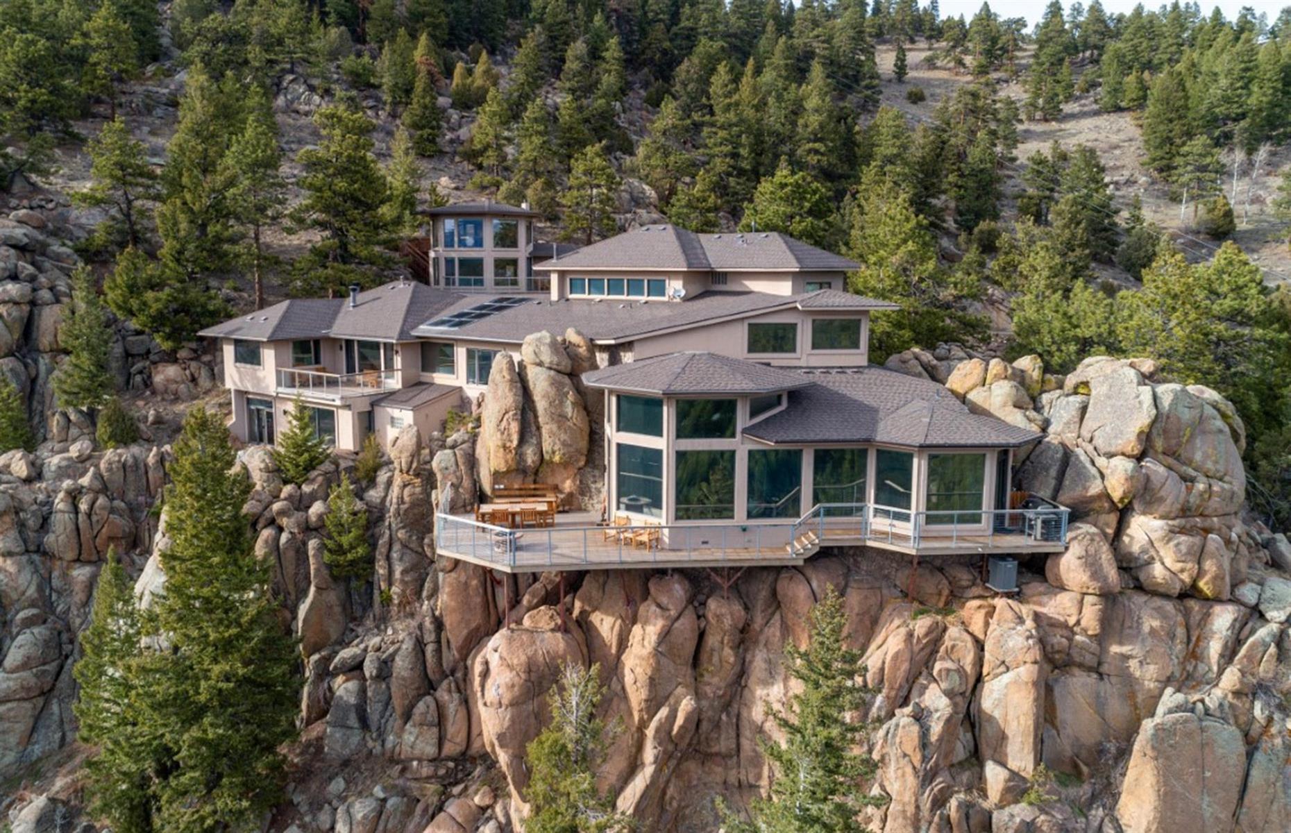 The floating house, Evergreen, Colorado