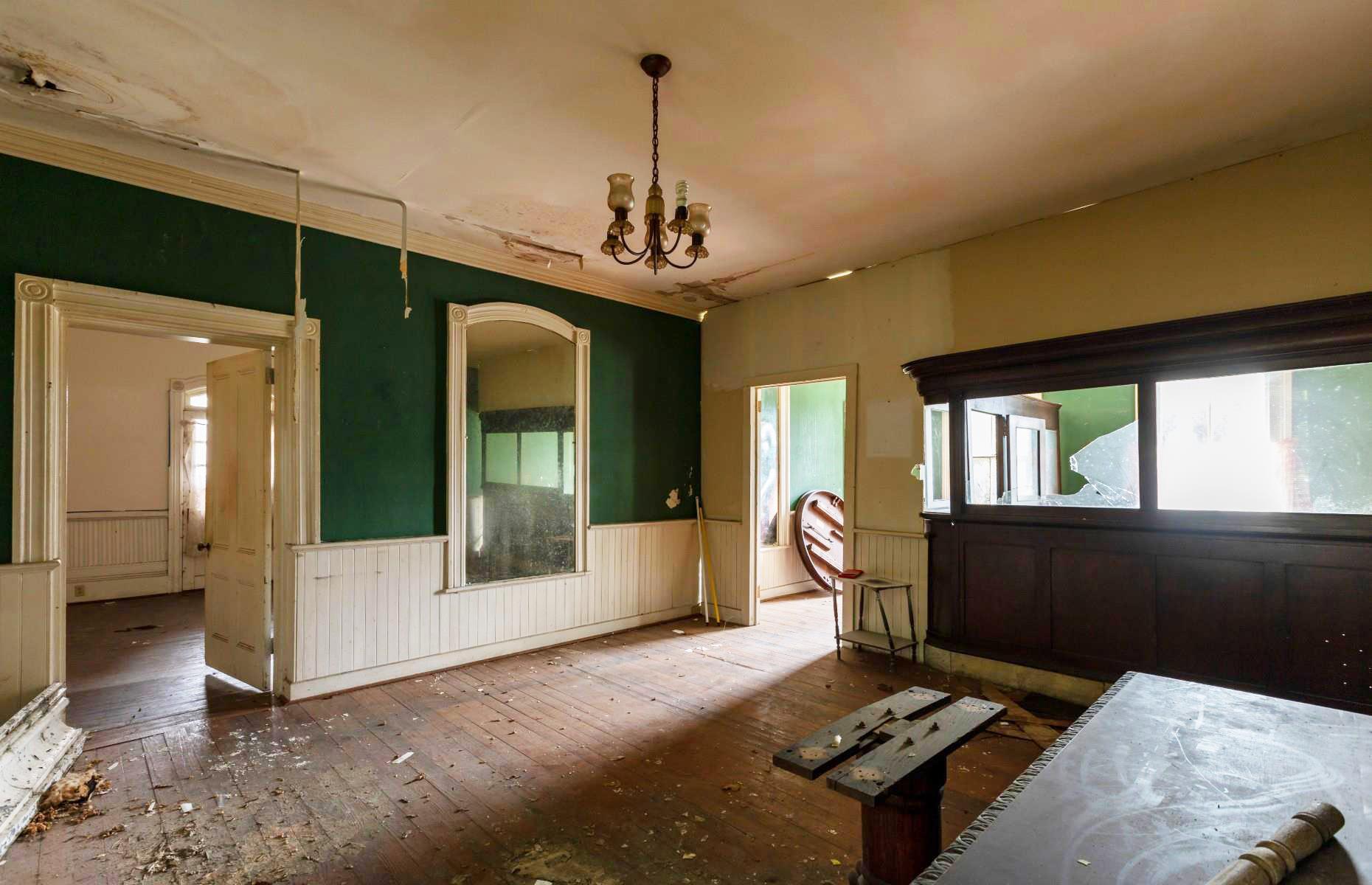 Ceiling collapse