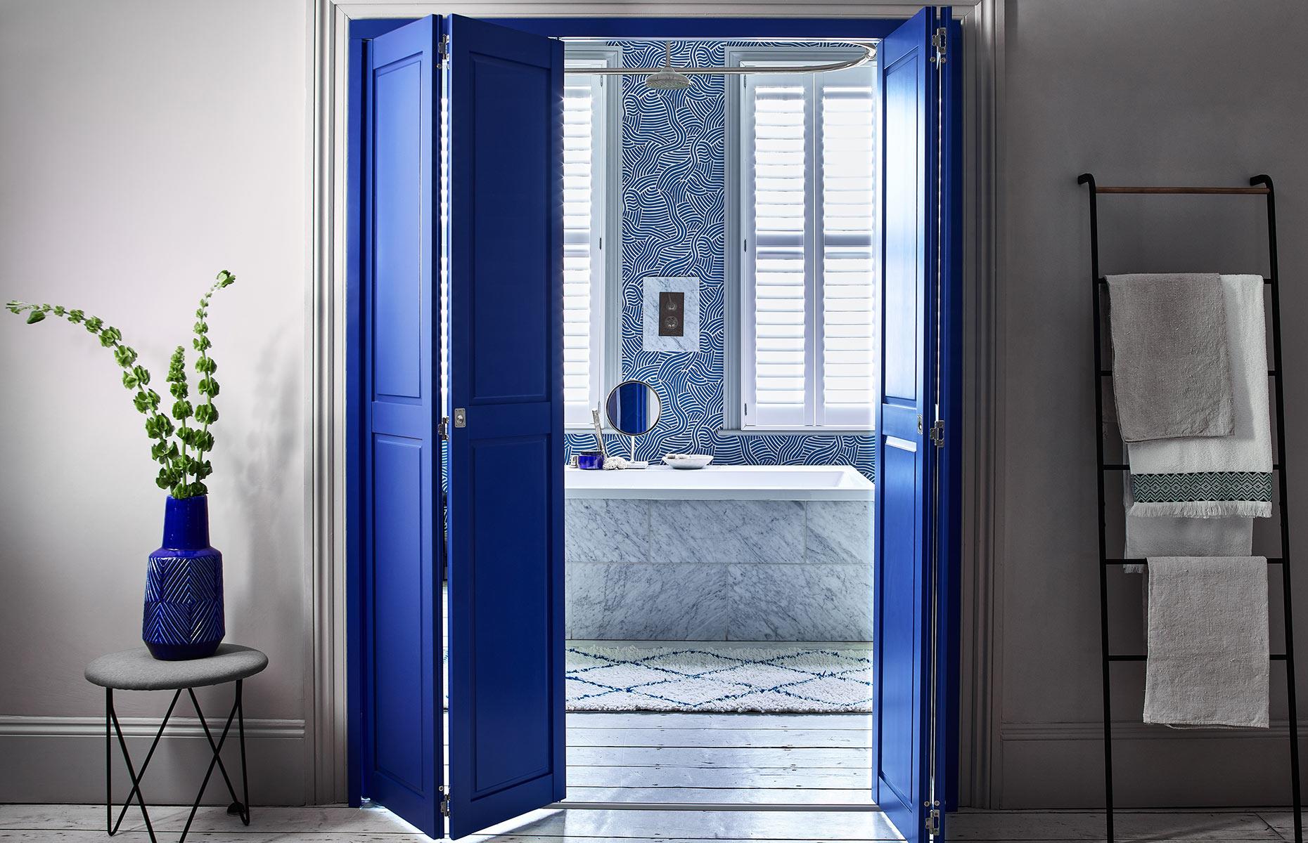 Brighten a room with shutters