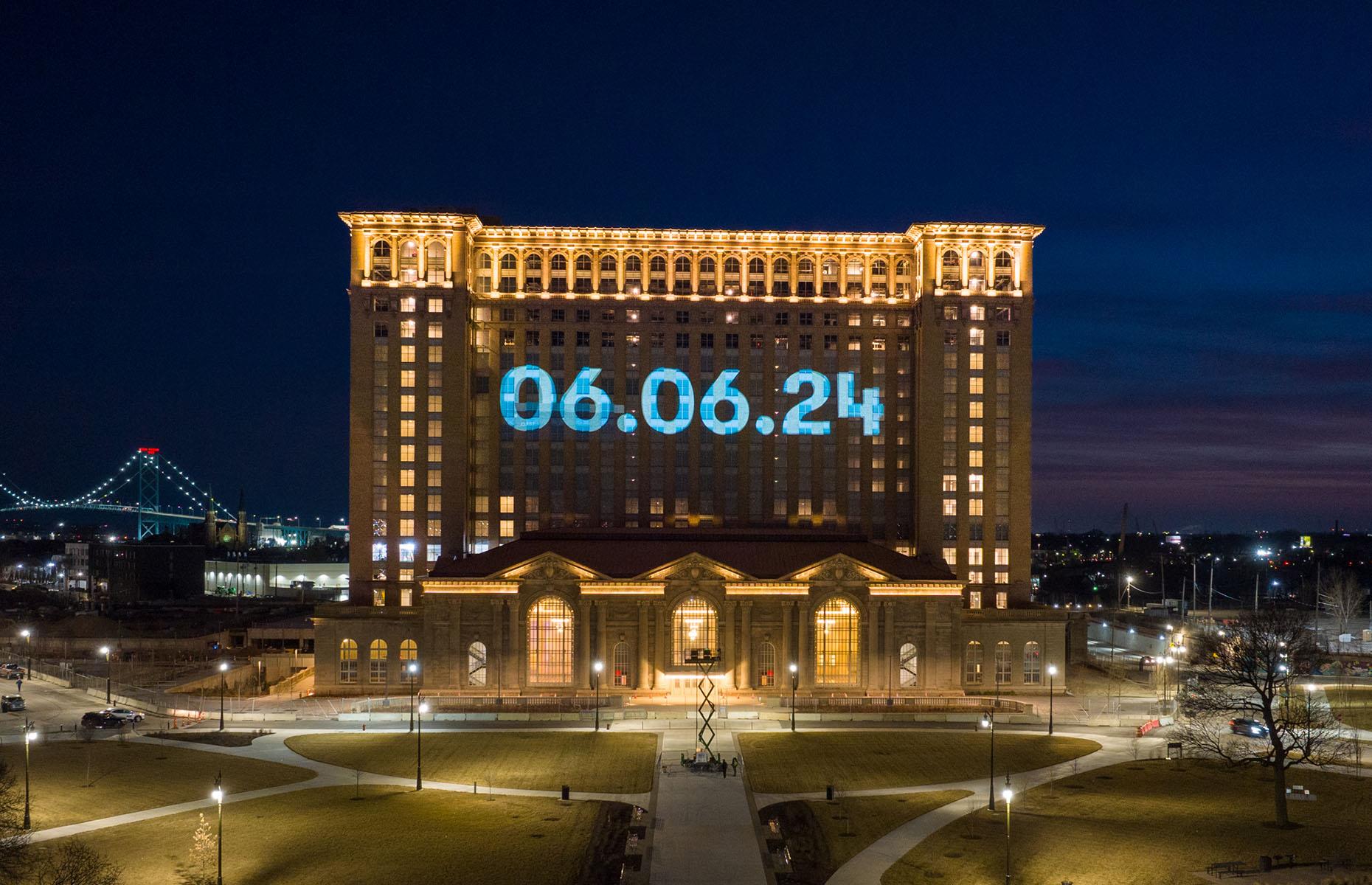 Now: Michigan Central Train Station, Detroit, USA