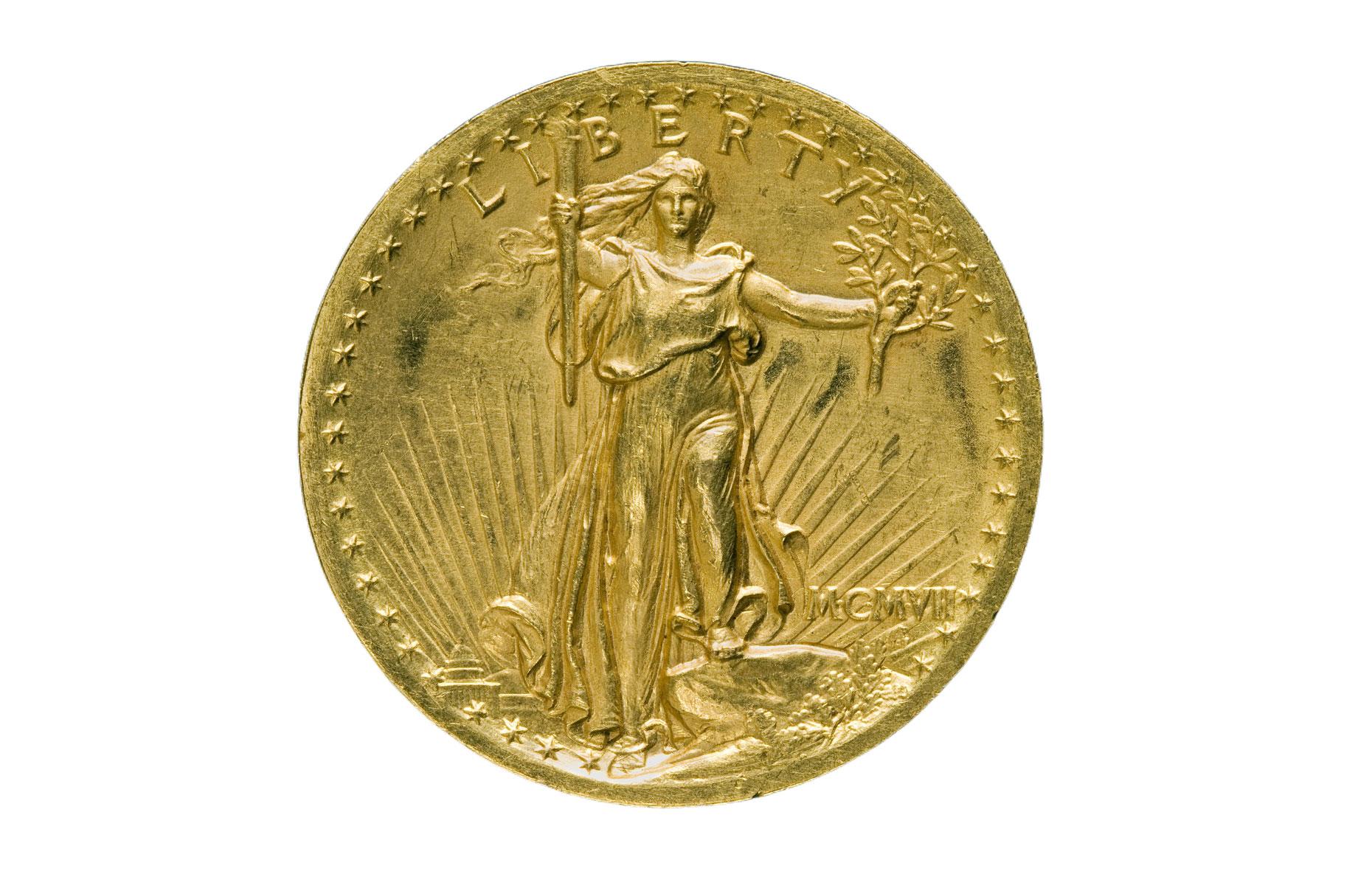 16. 1907 Saint-Gaudens Double Eagle Ultra High Relief: $4.75 million ($5.6m/£4.2m today)