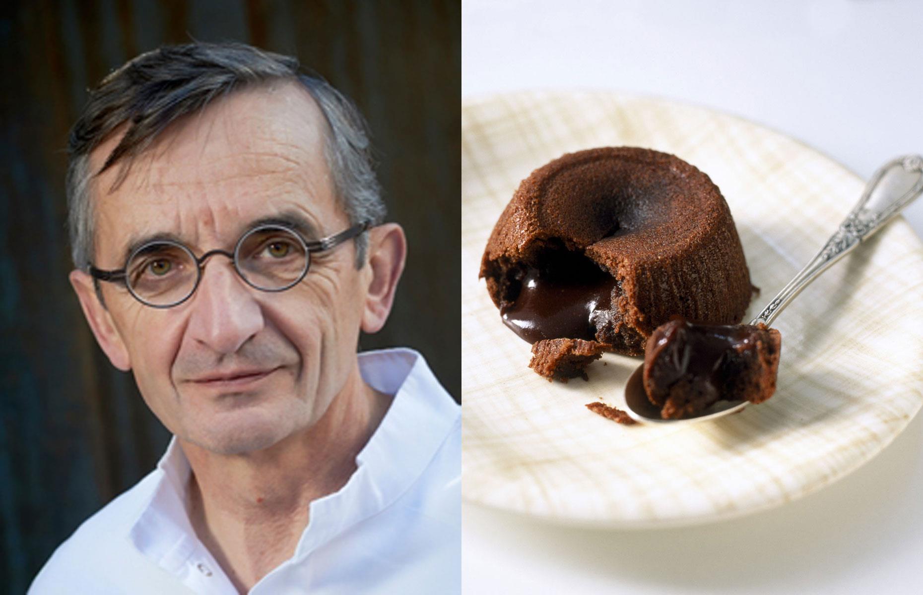 Michel Bras’ now-ubiquitous chocolate fondant