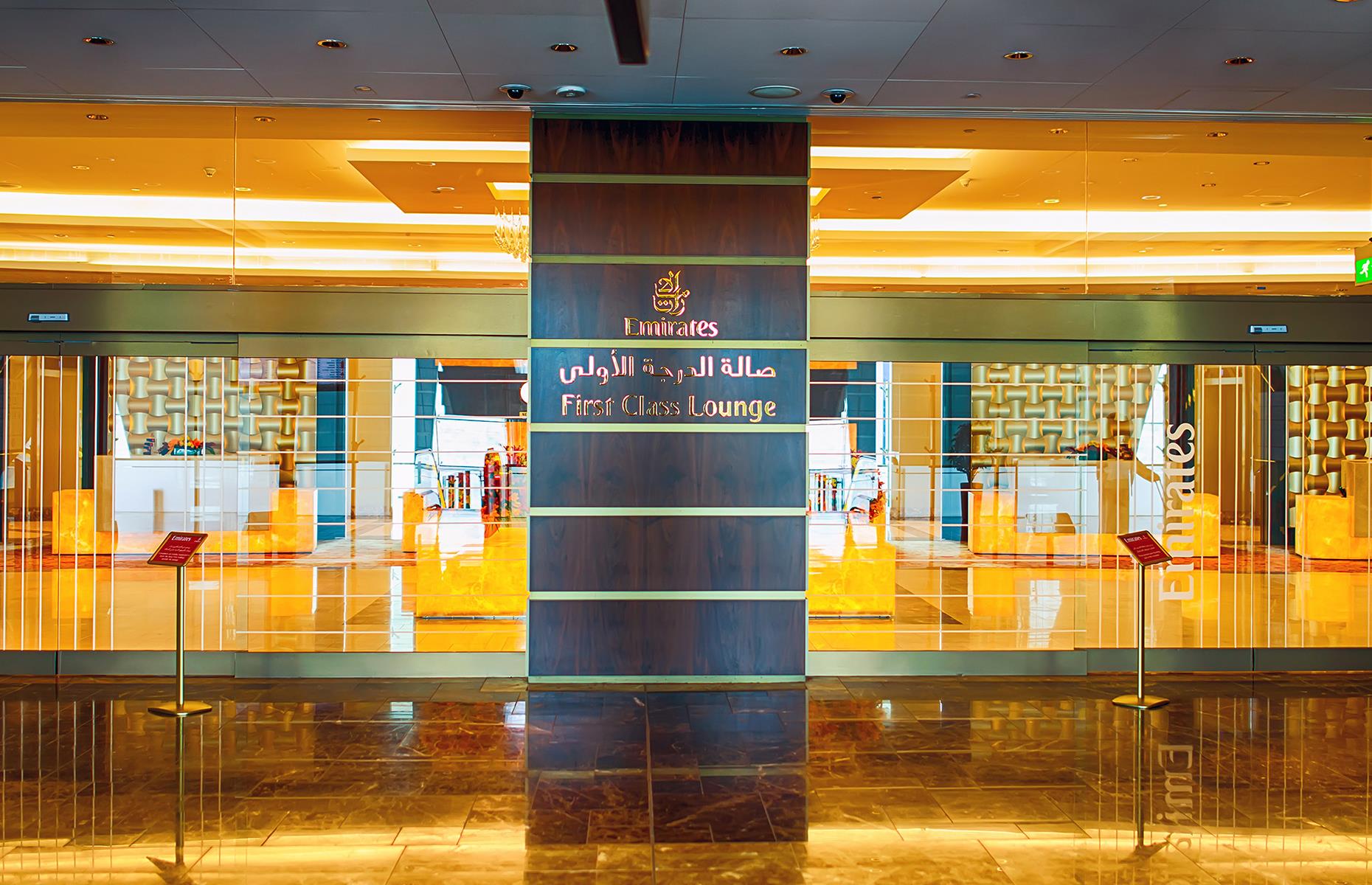 Emirates First Class Lounge, Dubai International Airport, UAE