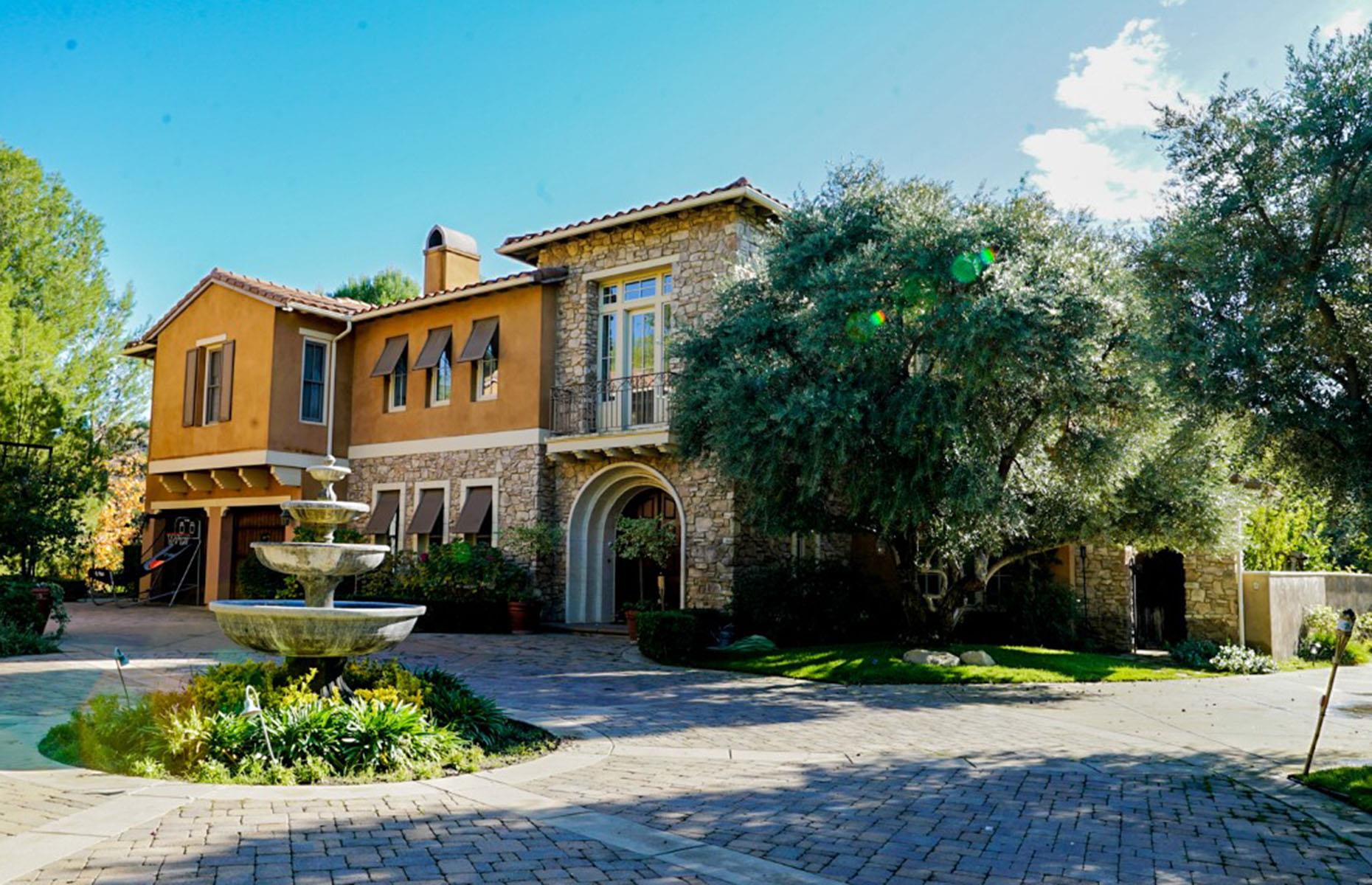 Selena Gomez's Calabasas mansion, California, USA