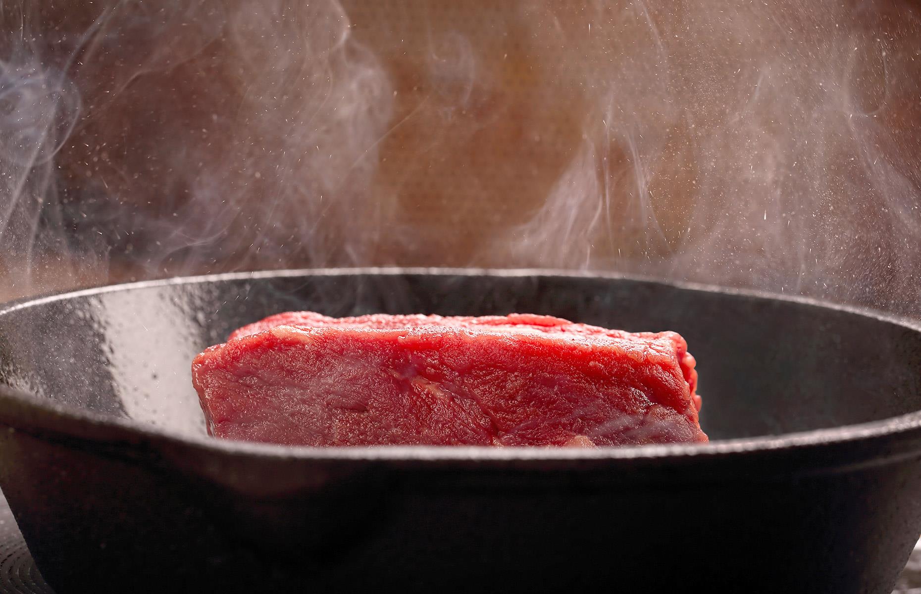 12. Meat won't sear and brown