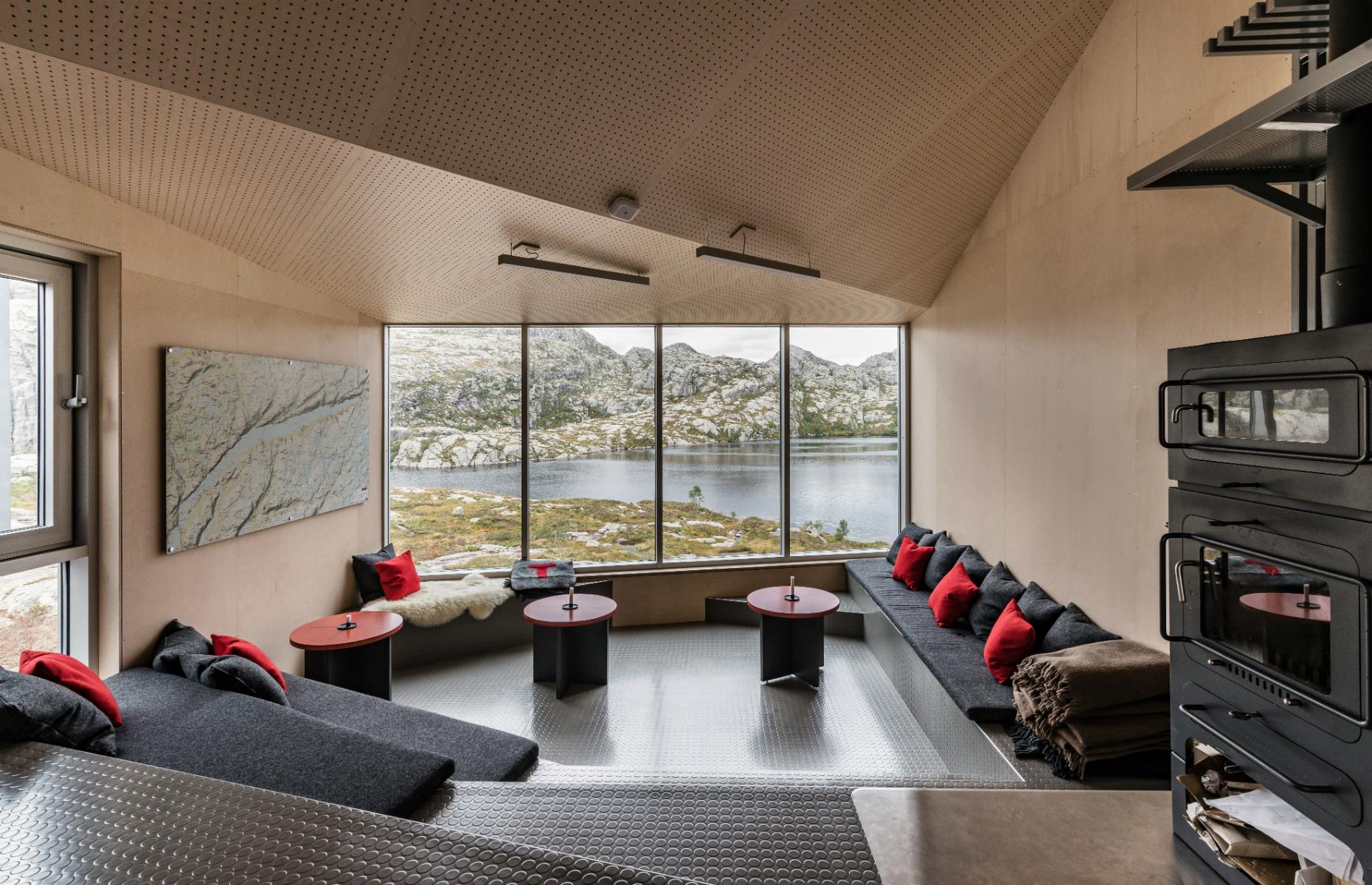 Weather-proof lodges, Ryfylke, Norway