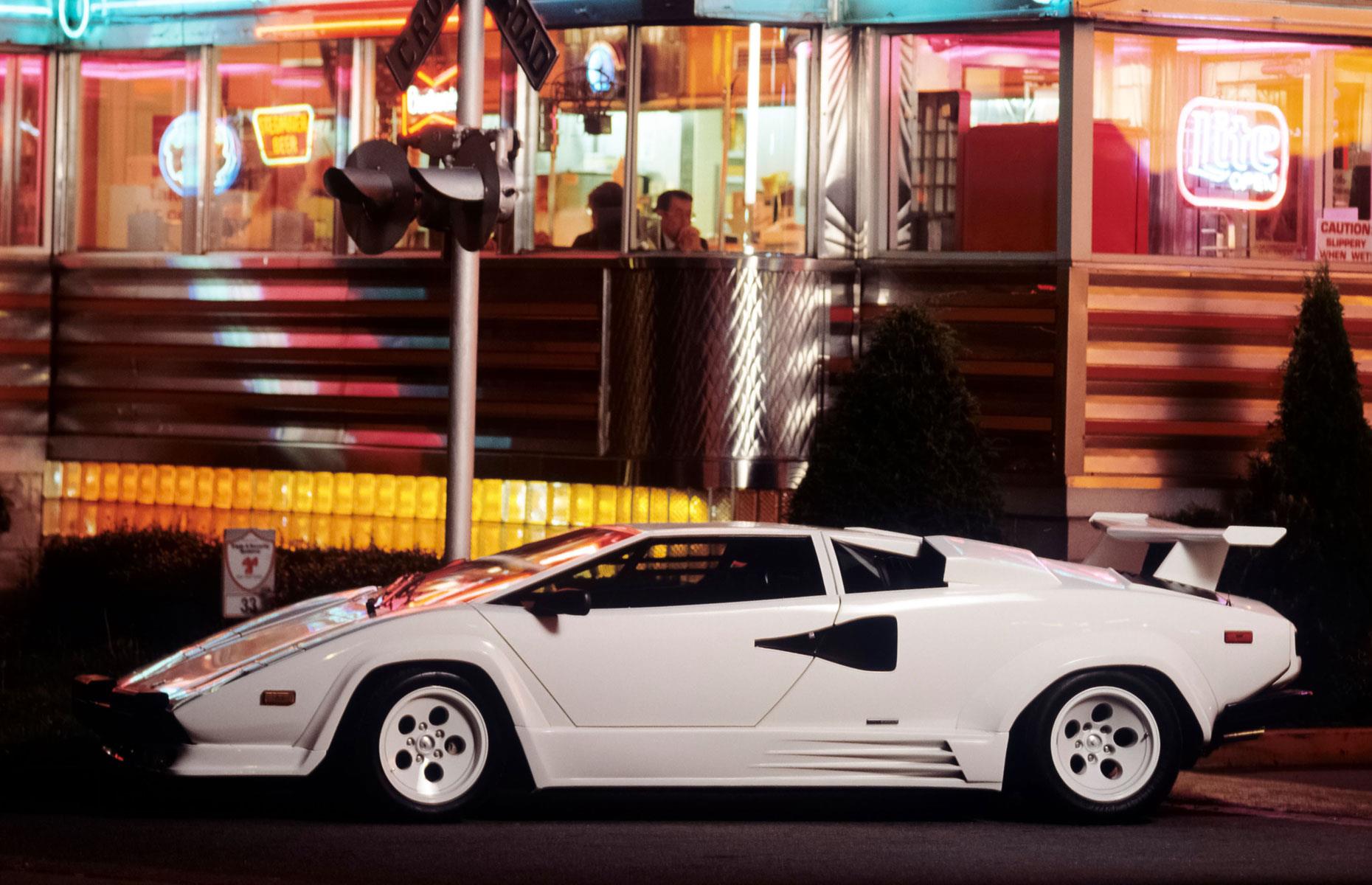 1980s Lamborghini Countach LP5000 QV sports cars