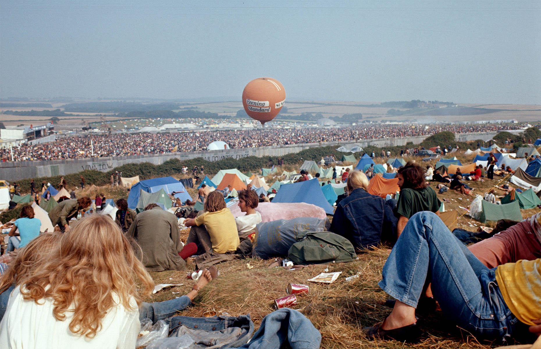 1970: Jimi Hendrix and The Who rock the Isle of Wight Festival 