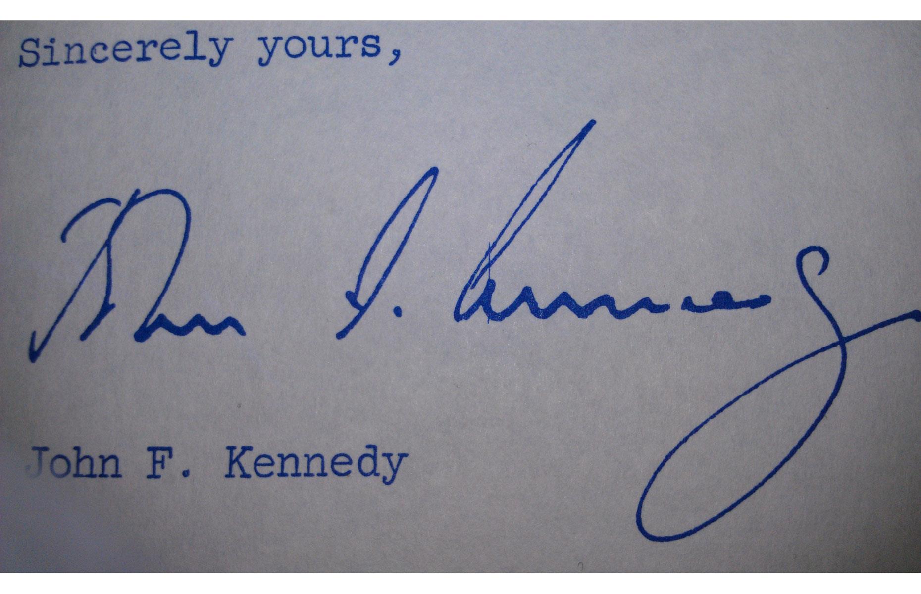 John F Kennedy: $10,312 (£9k)