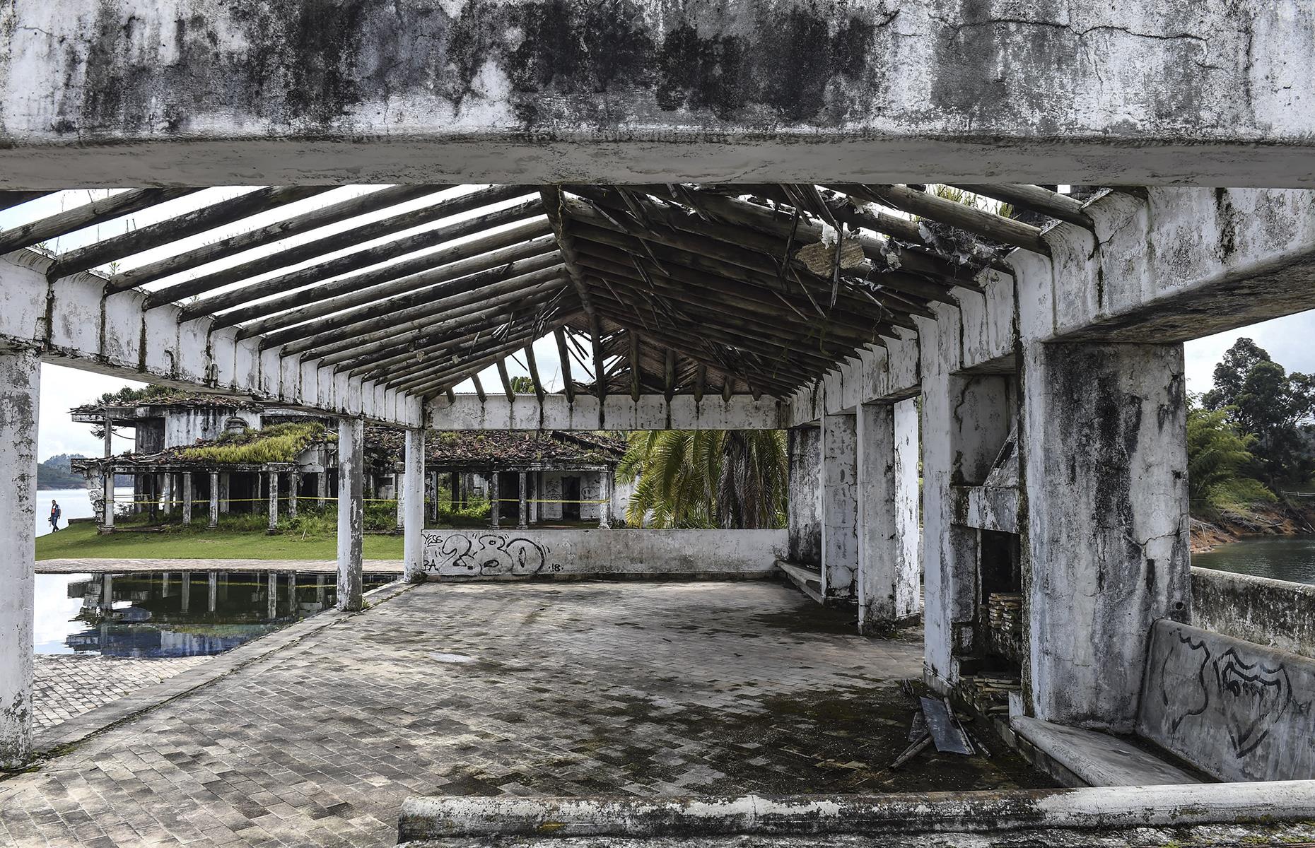 Pablo Escobar's La Manuela: almost unrecognisable