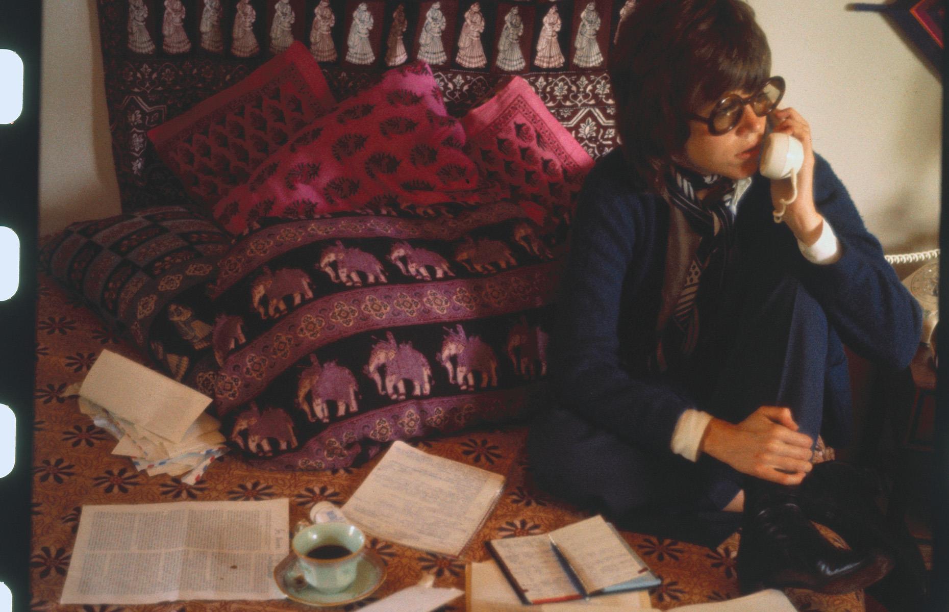 Jane Fonda working from home