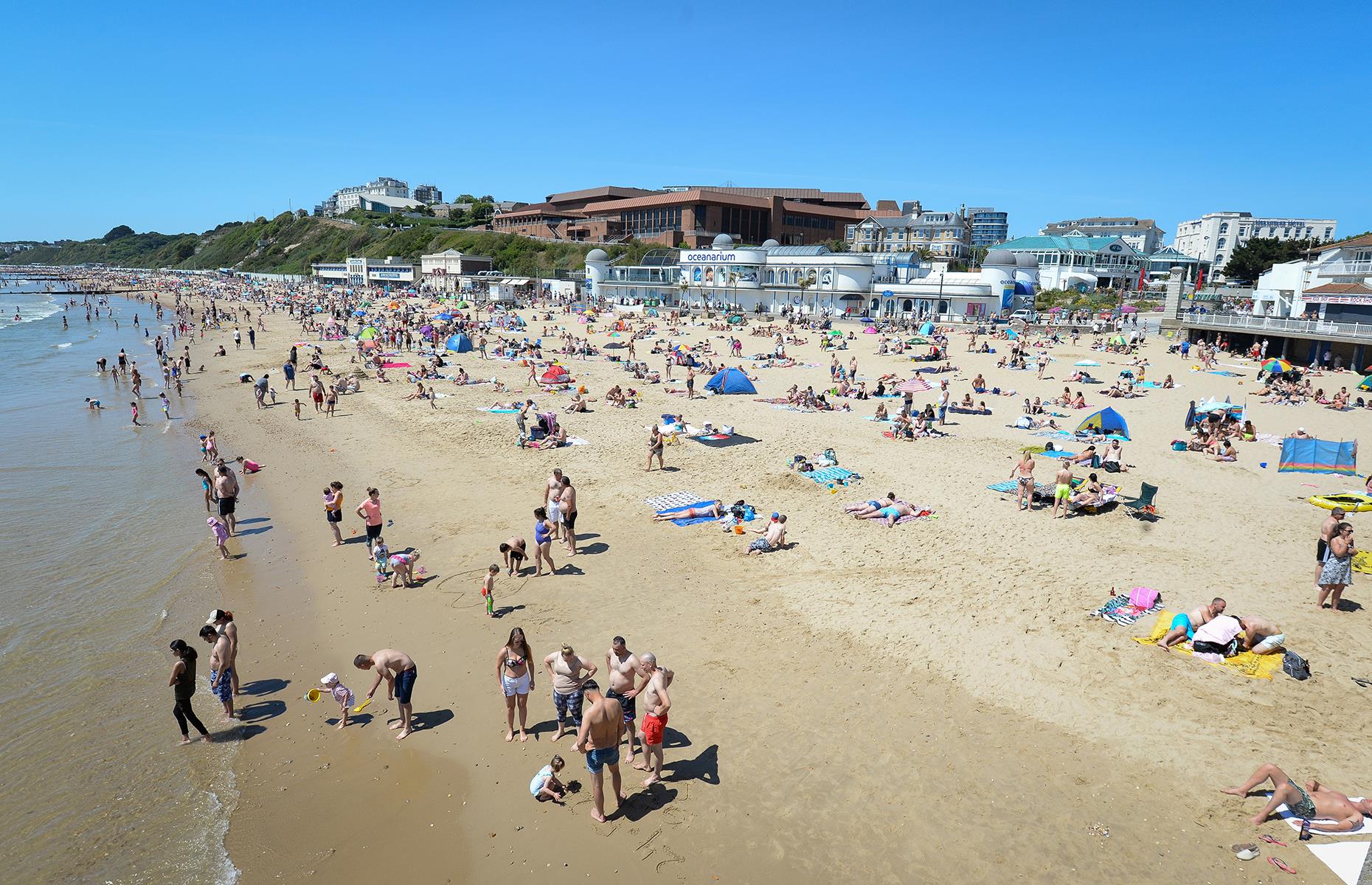 Bournemouth Beach, England, UK