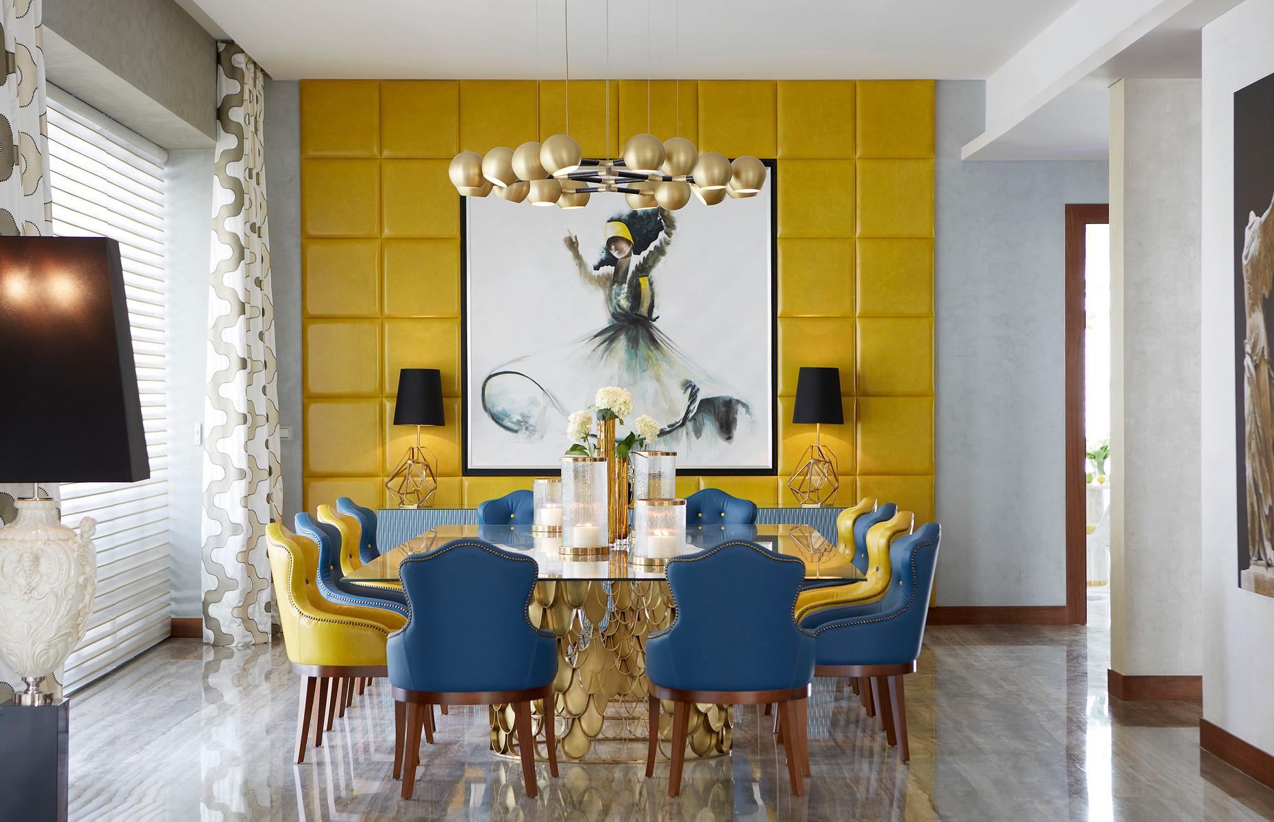 yellow dining room colors