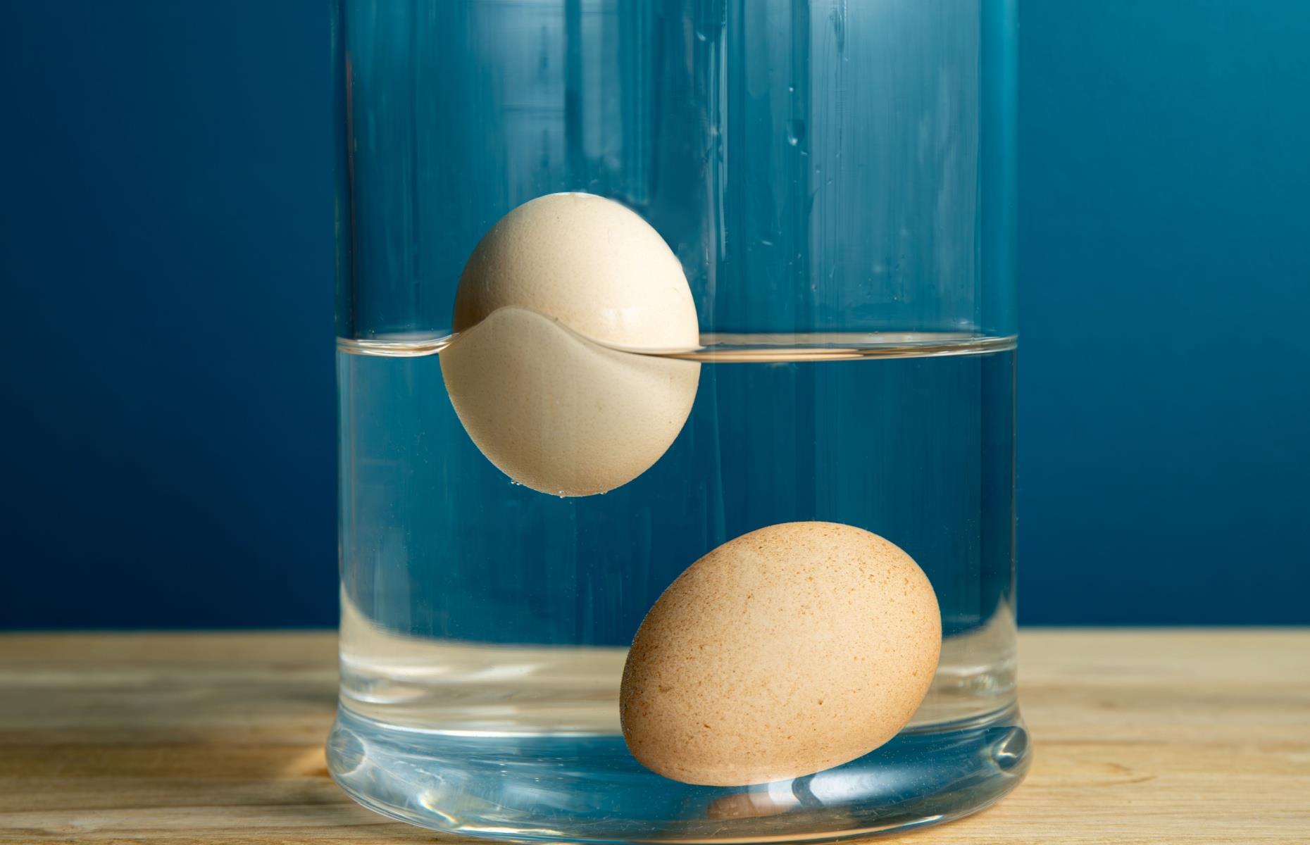 41. Relying on the egg float test