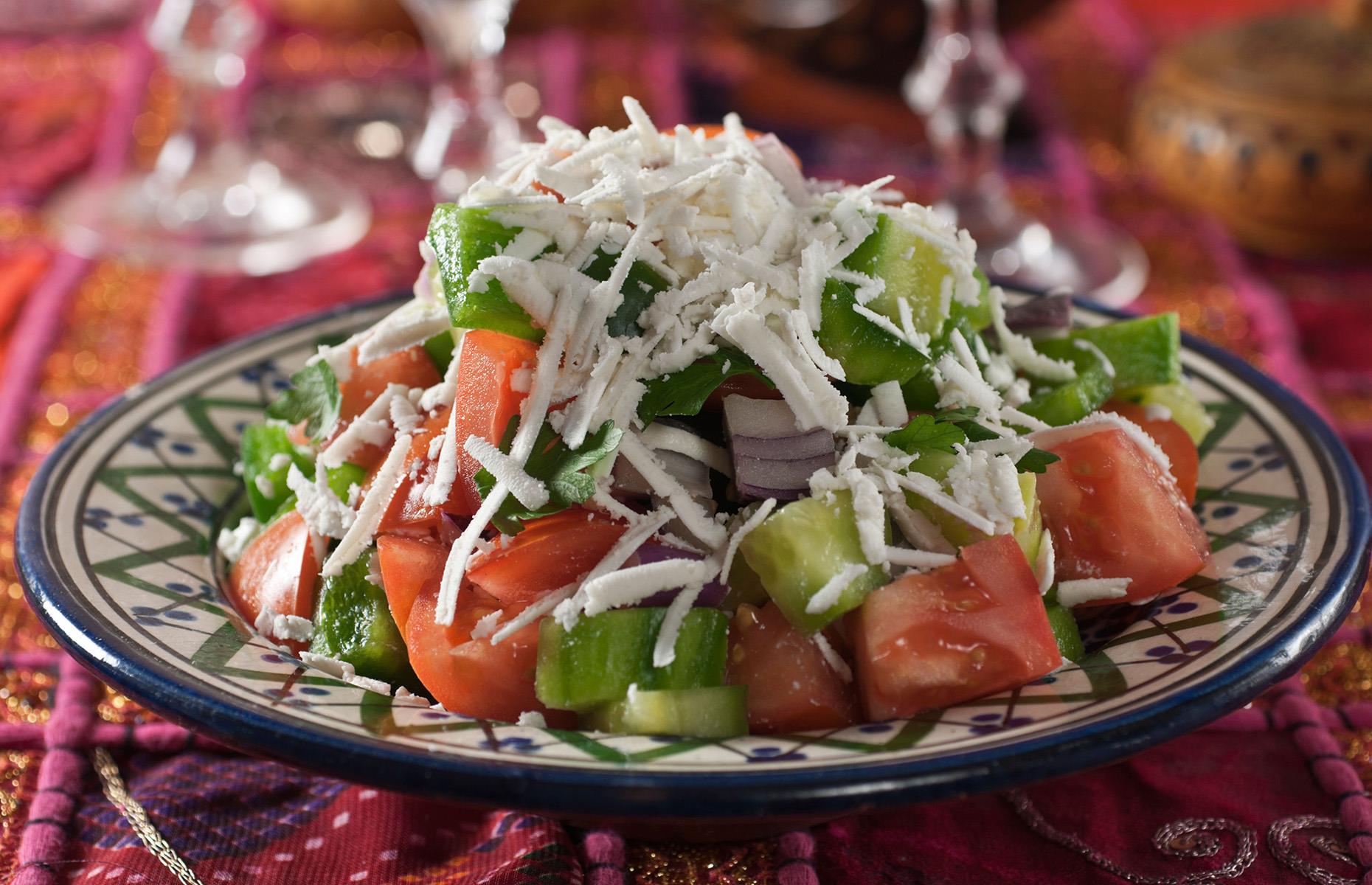 Shopska salad, Bulgaria