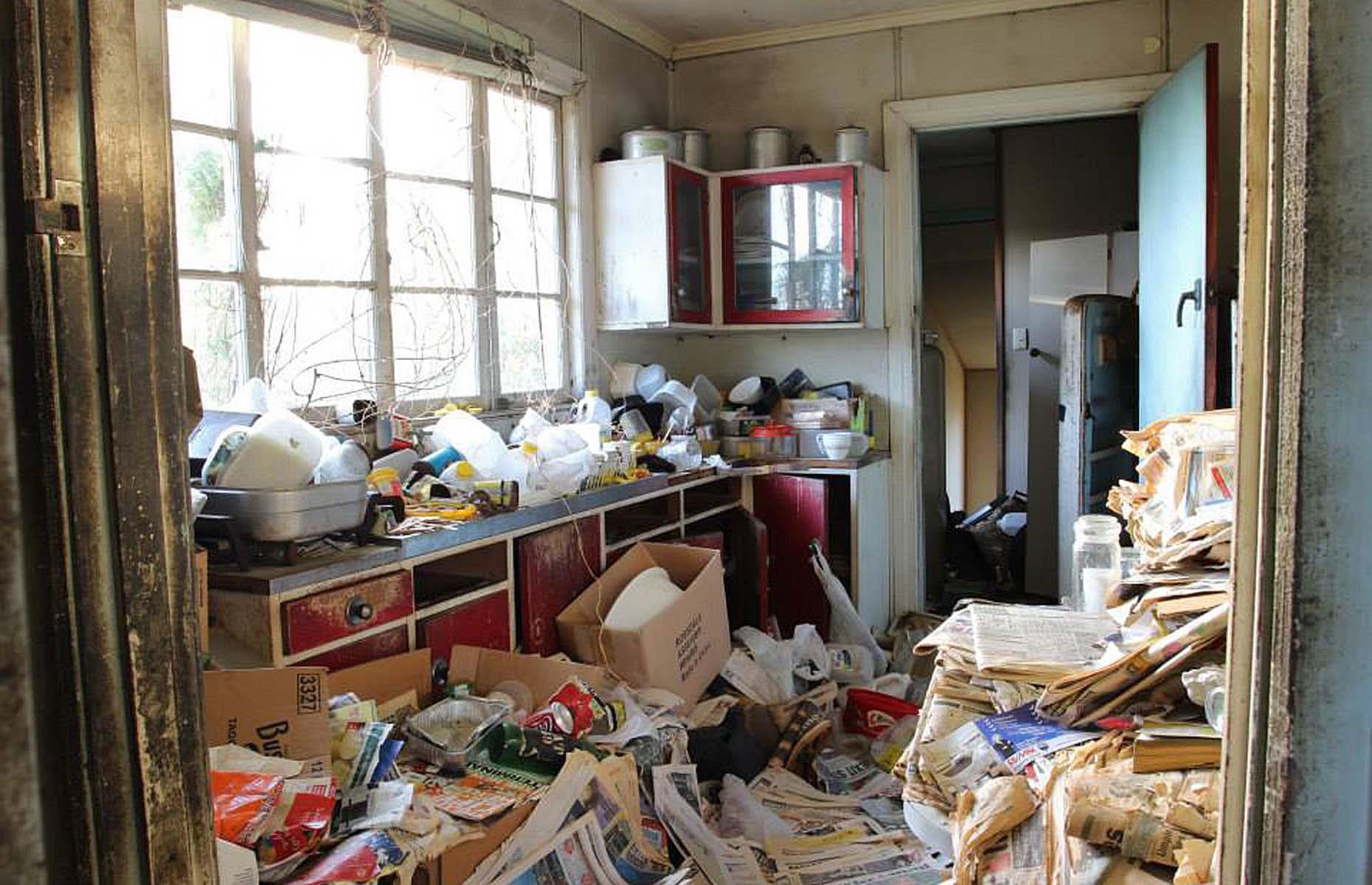 Eerie Brisbane hoarder house