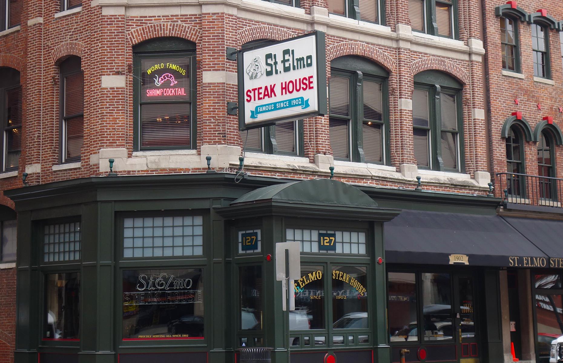 Indiana: get a steak at St. Elmo Steak House in Indianapolis