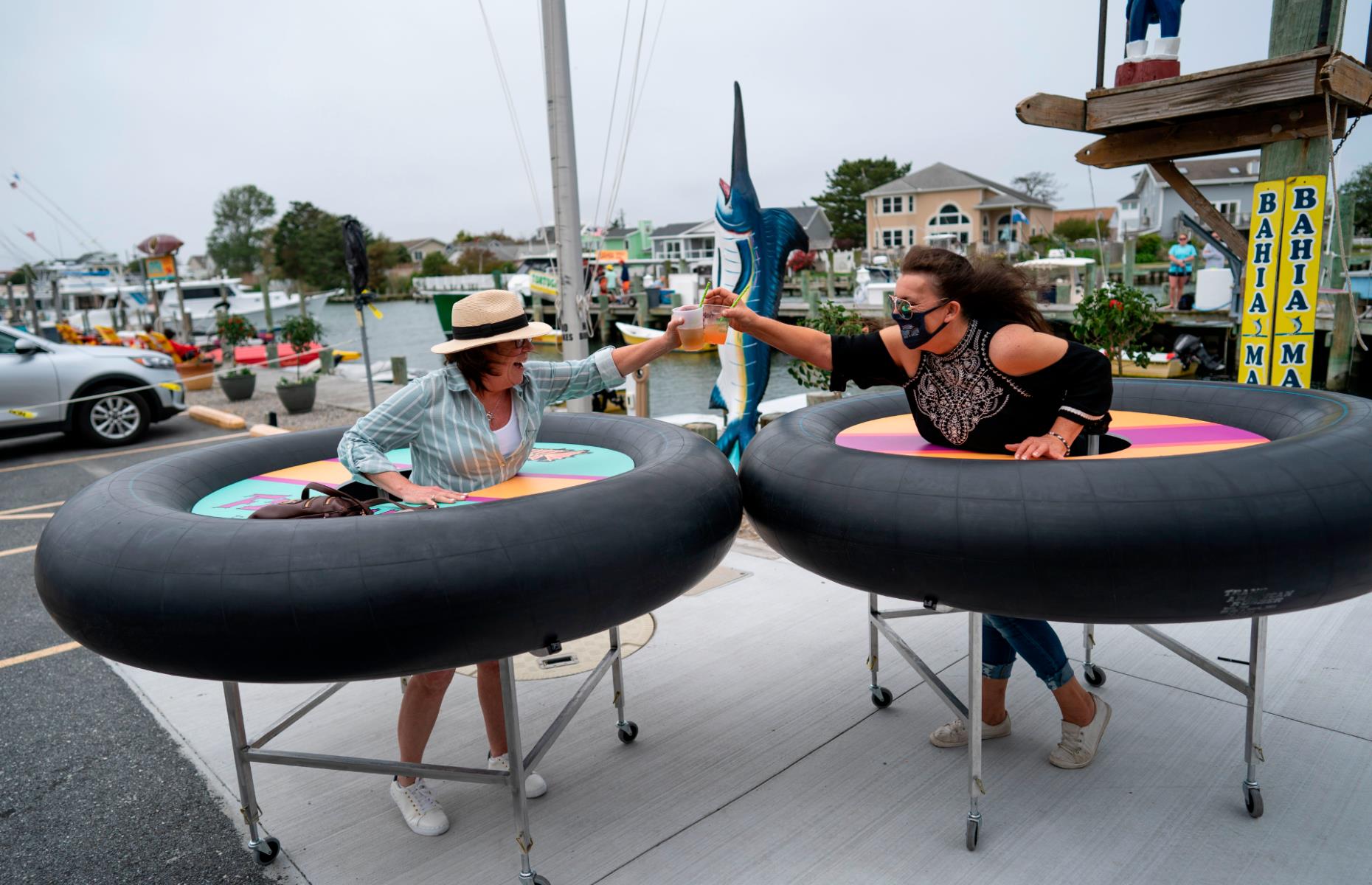 Ocean City, Maryland: Say ‘cheers’ to inflatable tables