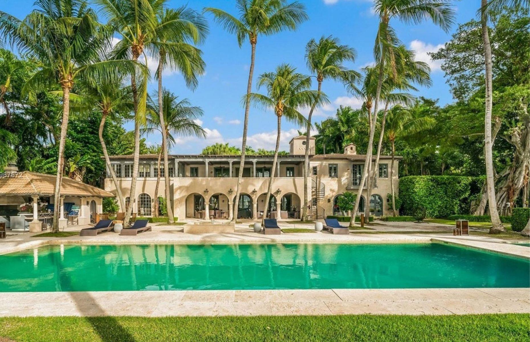 Phil Collins' Miami Beach mansion, Florida, USA
