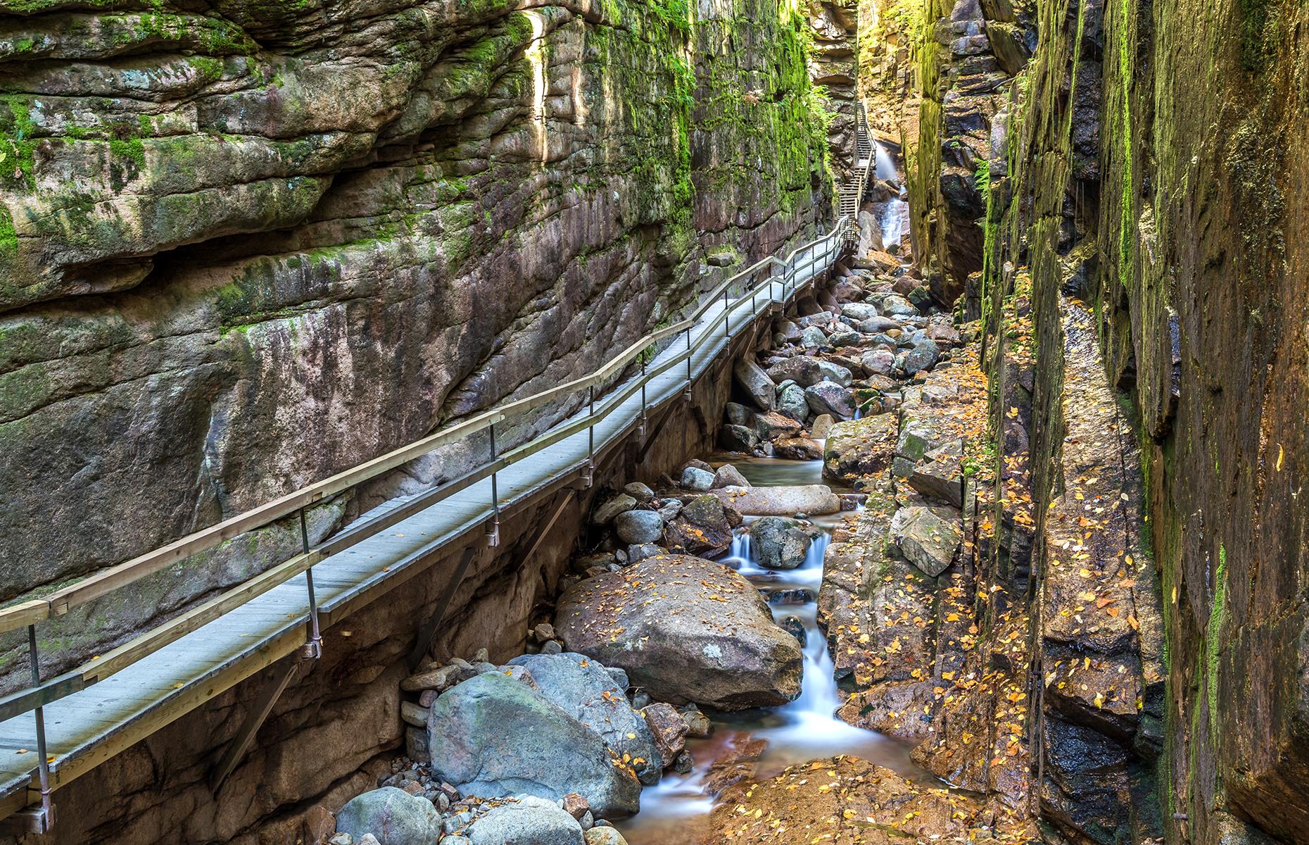 New Hampshire: Franconia Notch State Park, Grafton County