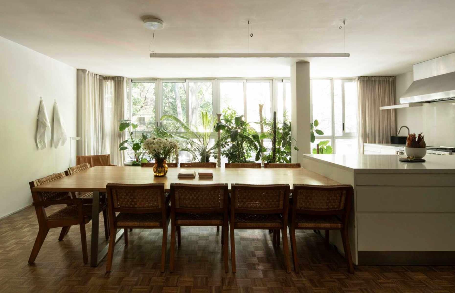Enrique Olvera's minimalist apartment, Mexico City, Mexico
