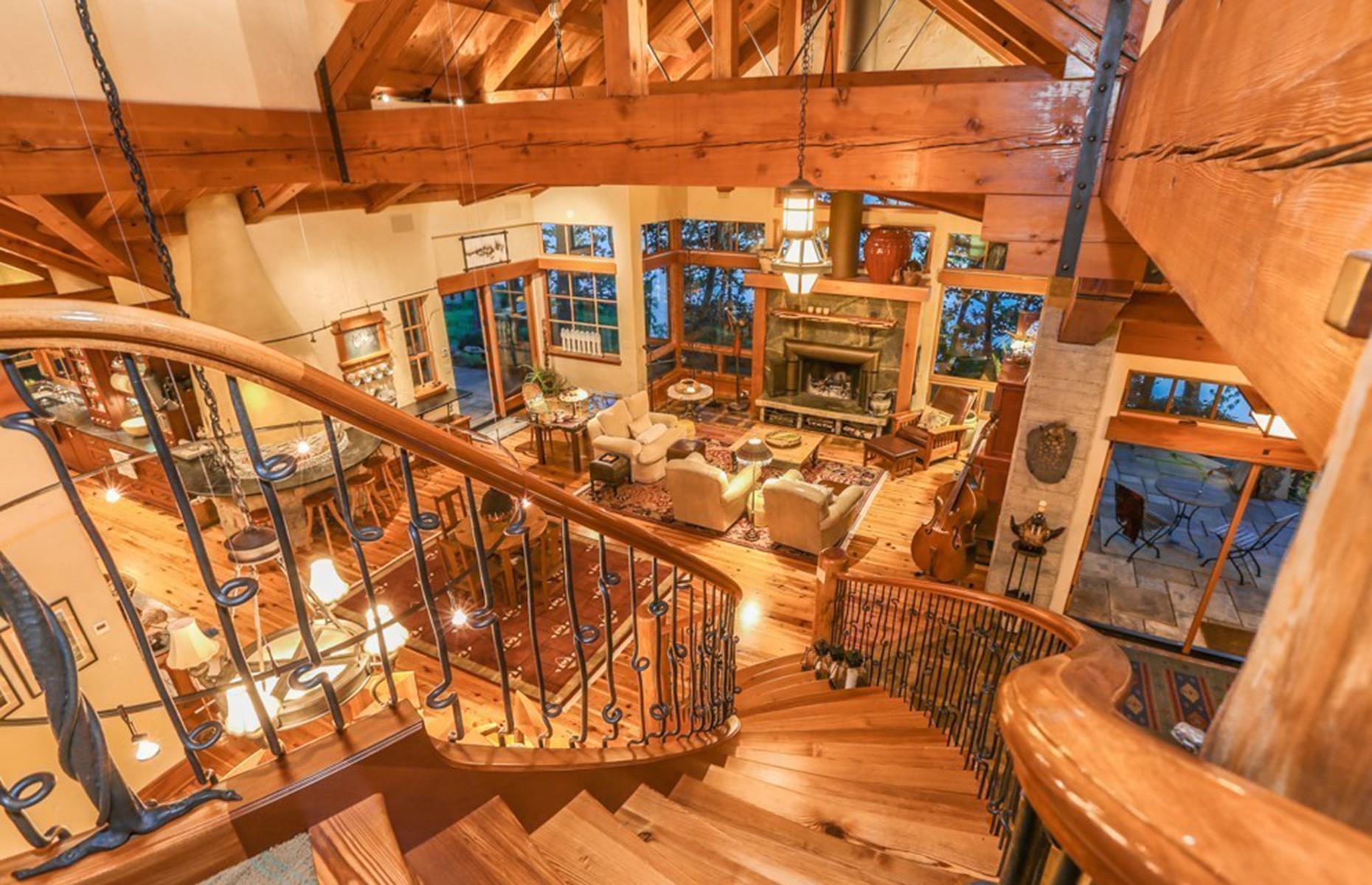 Oprah's island escape, Washington, USA