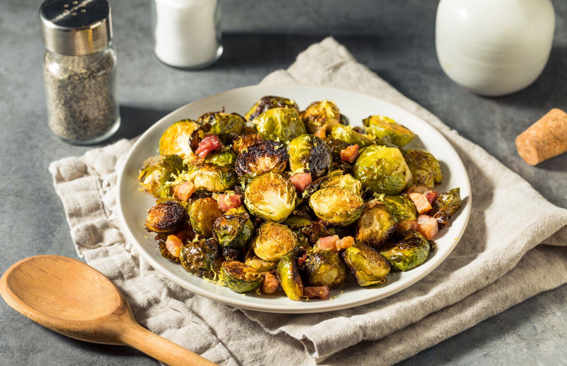12. Roast or sauté Brussels sprouts 