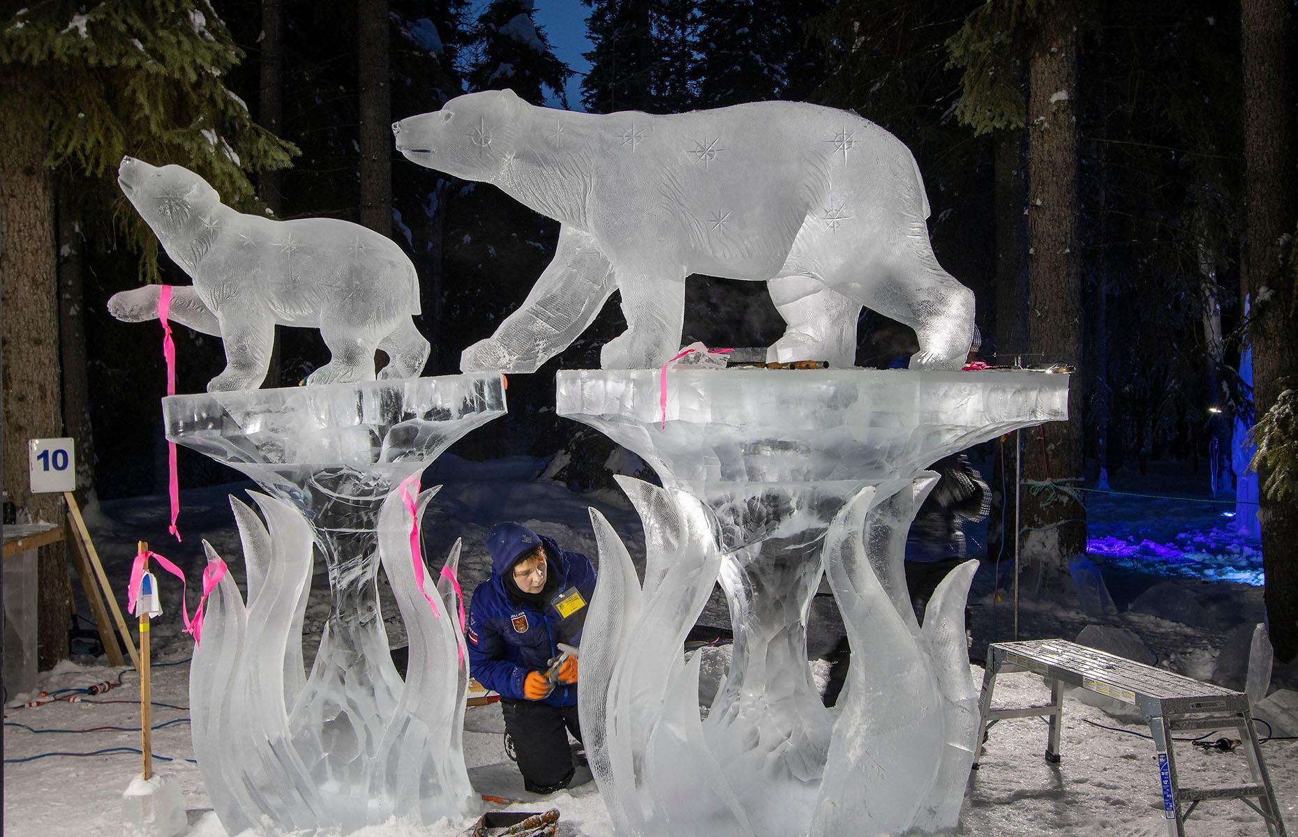 World Ice Art Championships, Fairbanks, Alaska, USA 