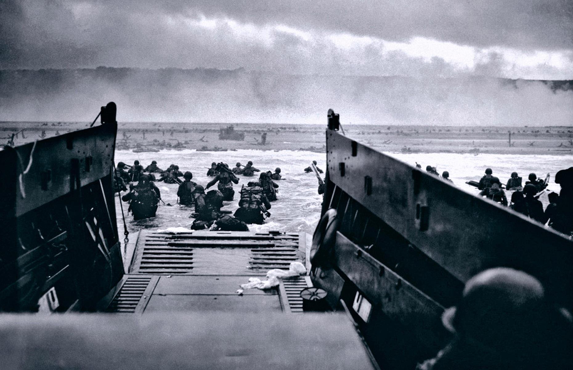 D-Day looked like Saving Private Ryan