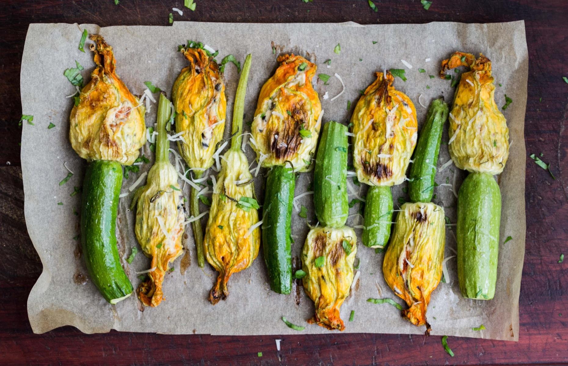 36. Fried courgette flowers, Monaco
