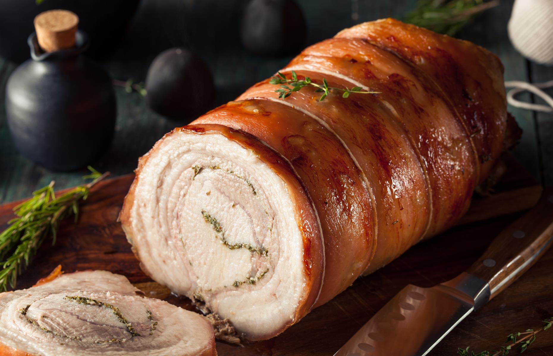 Stuffed pork