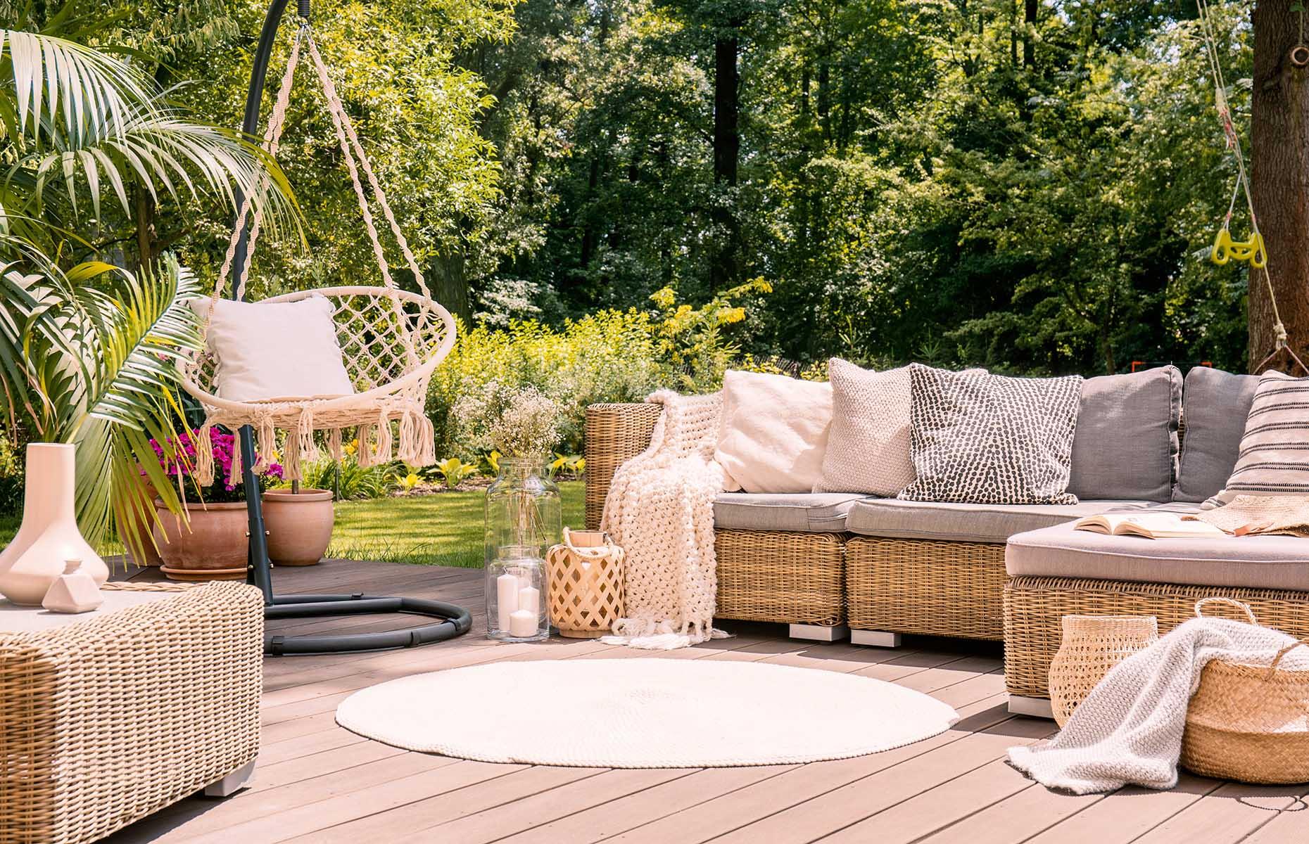 Your outside space is a huge draw