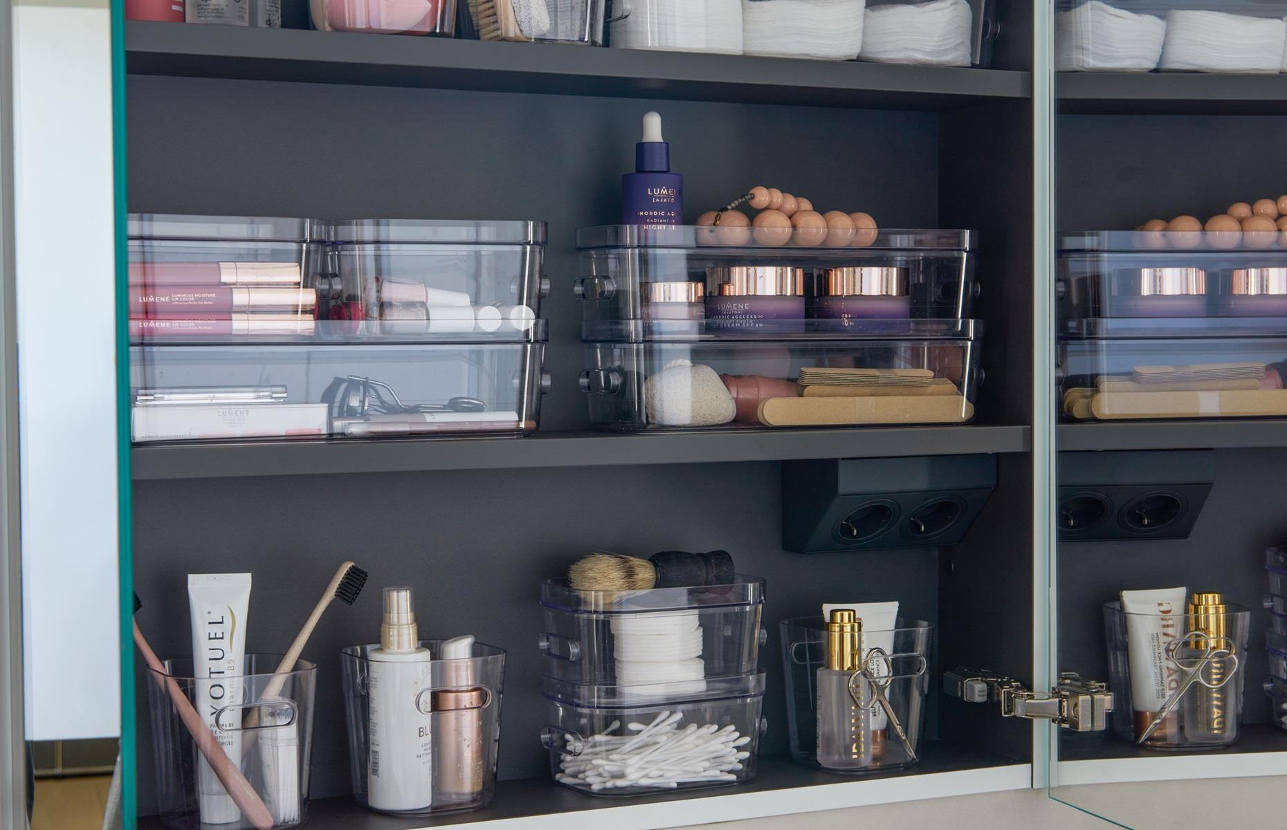 Tackle the bathroom cabinet
